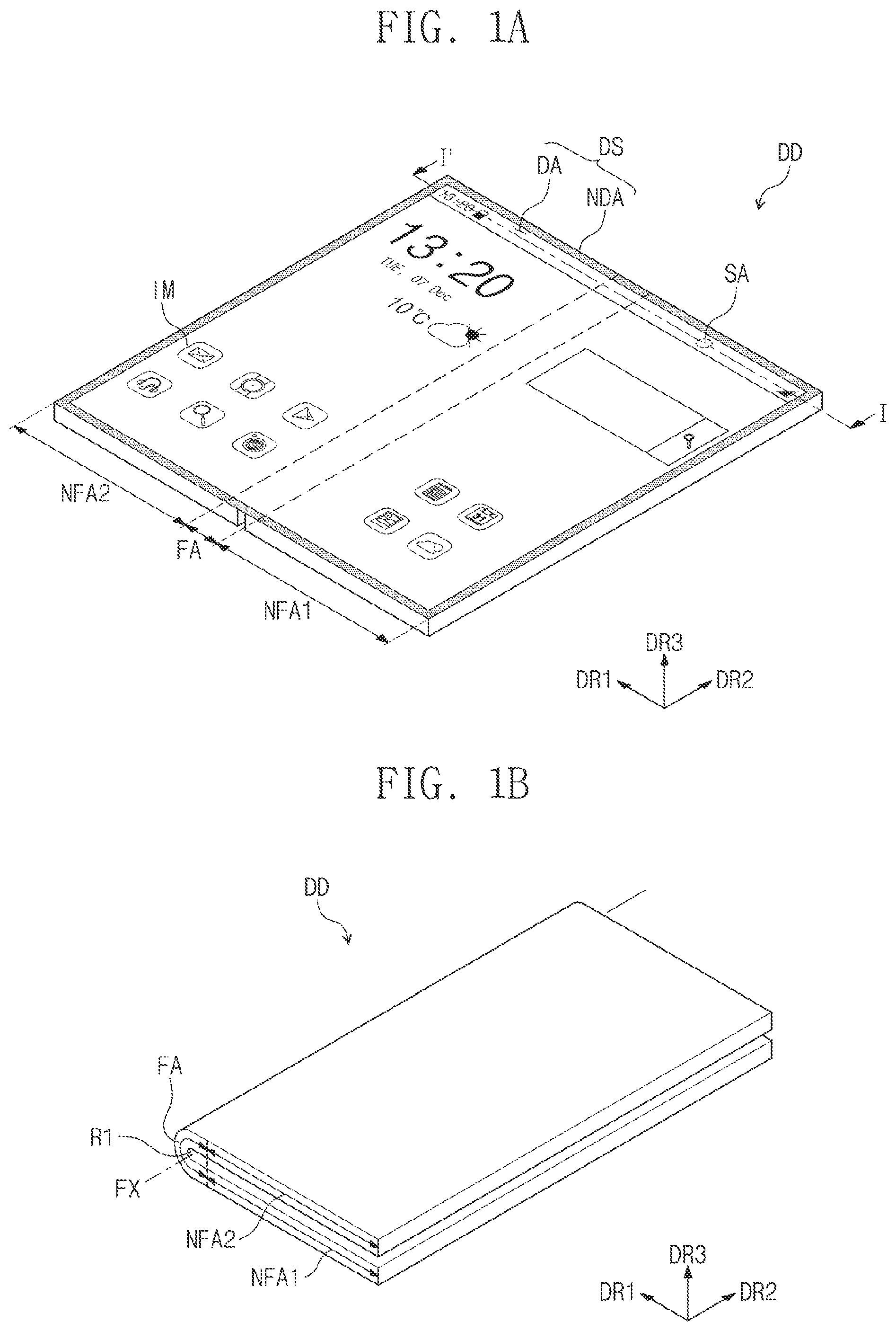 Patent US12157787 Figure 1 – Resin composition, method of manufacturing adhesive member including providing the resin composition, and display device including the adhesive member