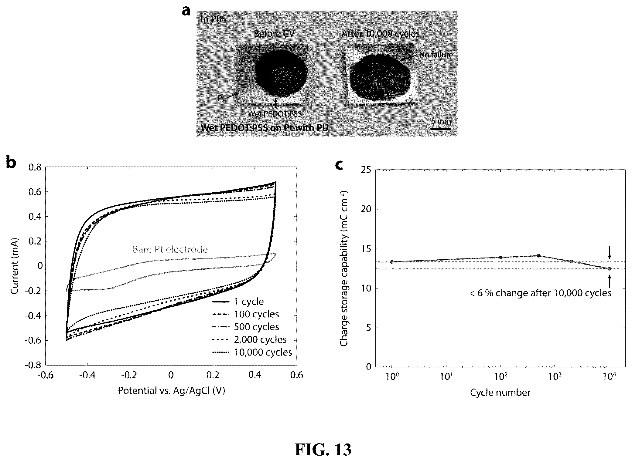 Patent US12157801 Figure 13 – Strong adhesion of conducting polymers on diverse substrates
