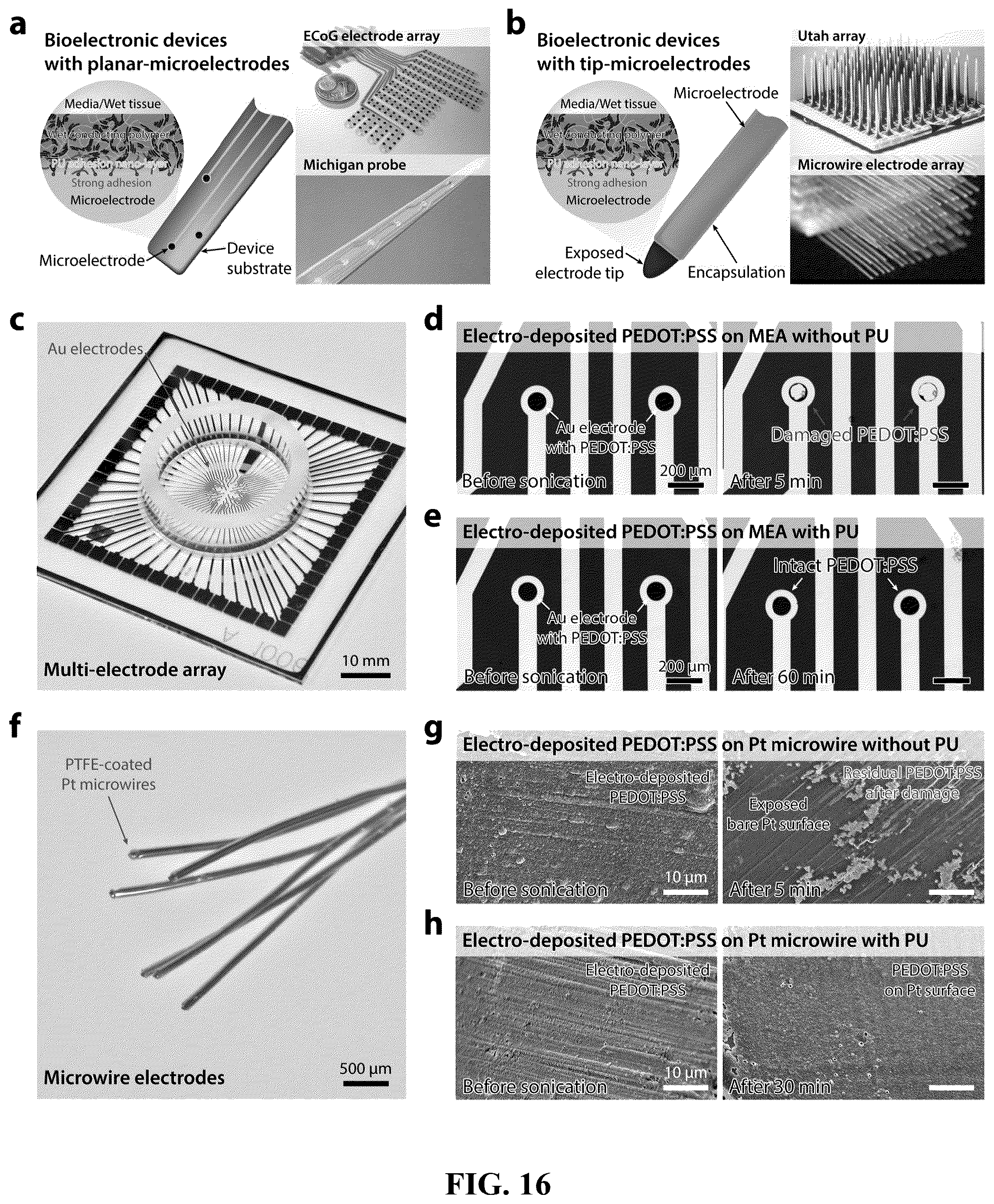 Patent US12157801 Figure 16 – Strong adhesion of conducting polymers on diverse substrates