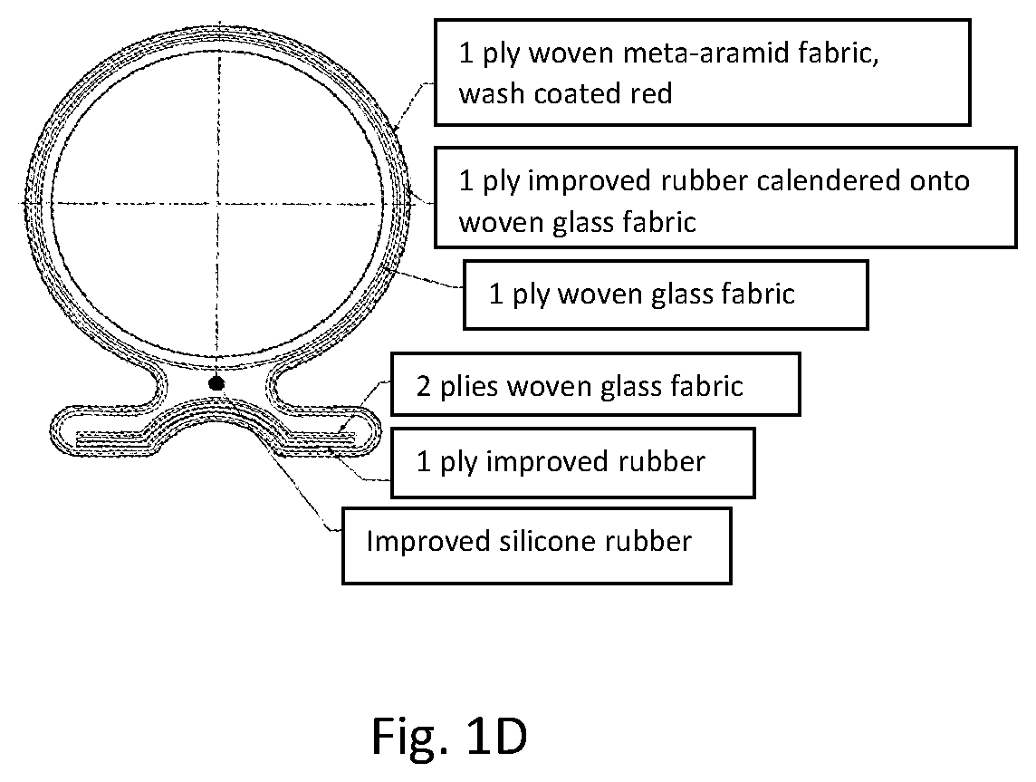 Patent US12157805 Figure 4 – Fire seals and methods of making same