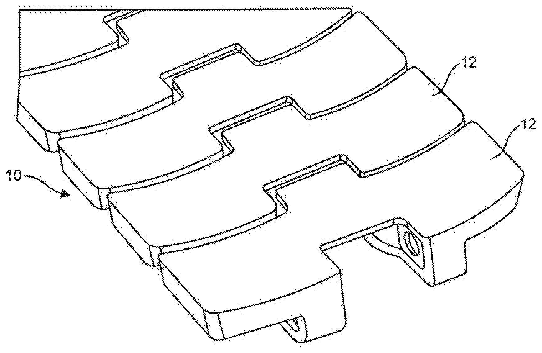 Patent US12157812 Figure 1 – Color stable and low wear polymer composition and articles made therefrom