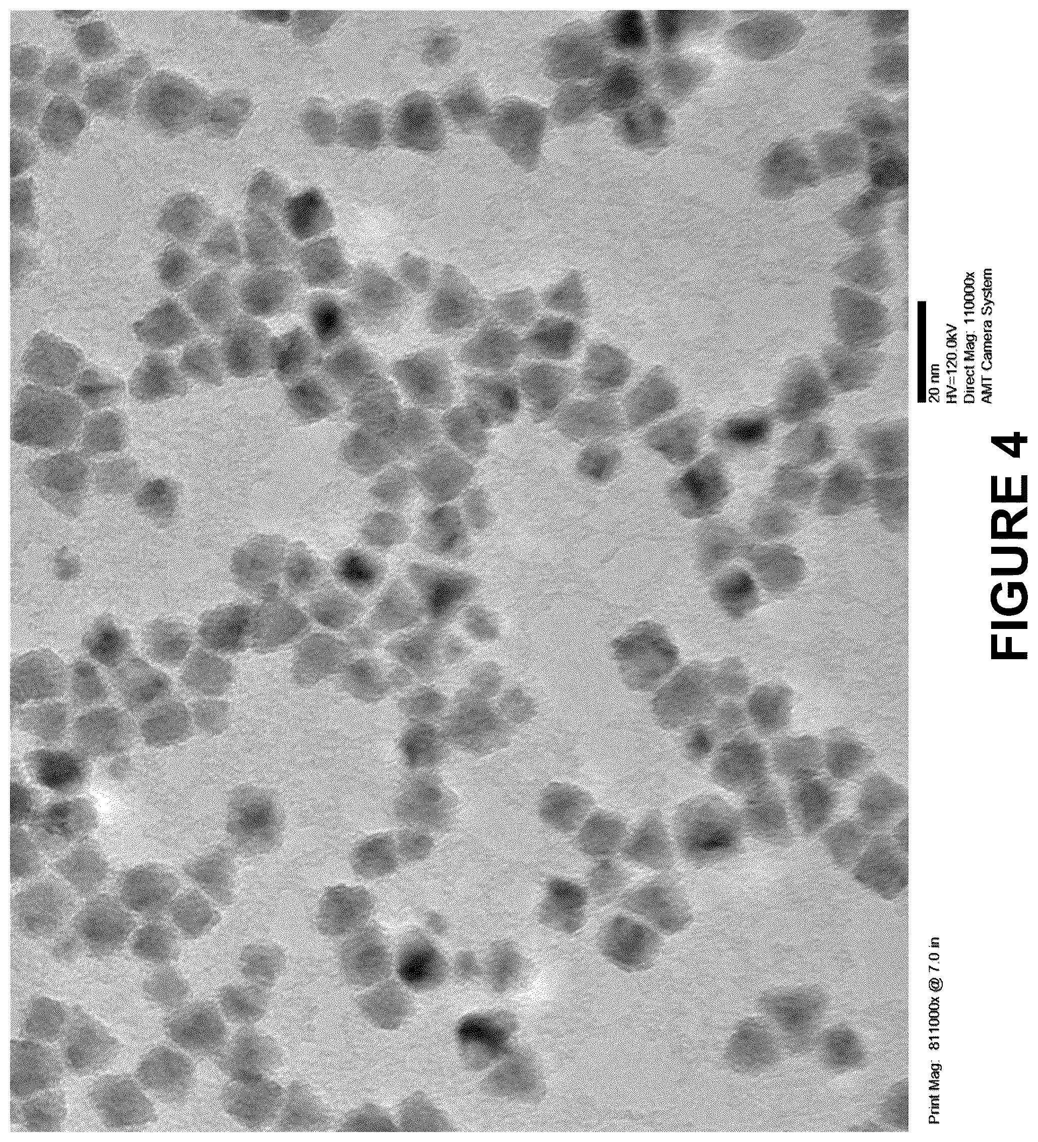 Patent US12157849 Figure 4 – Blue-emitting nanocrystals with cubic shape and group IV metal fluoride passivation