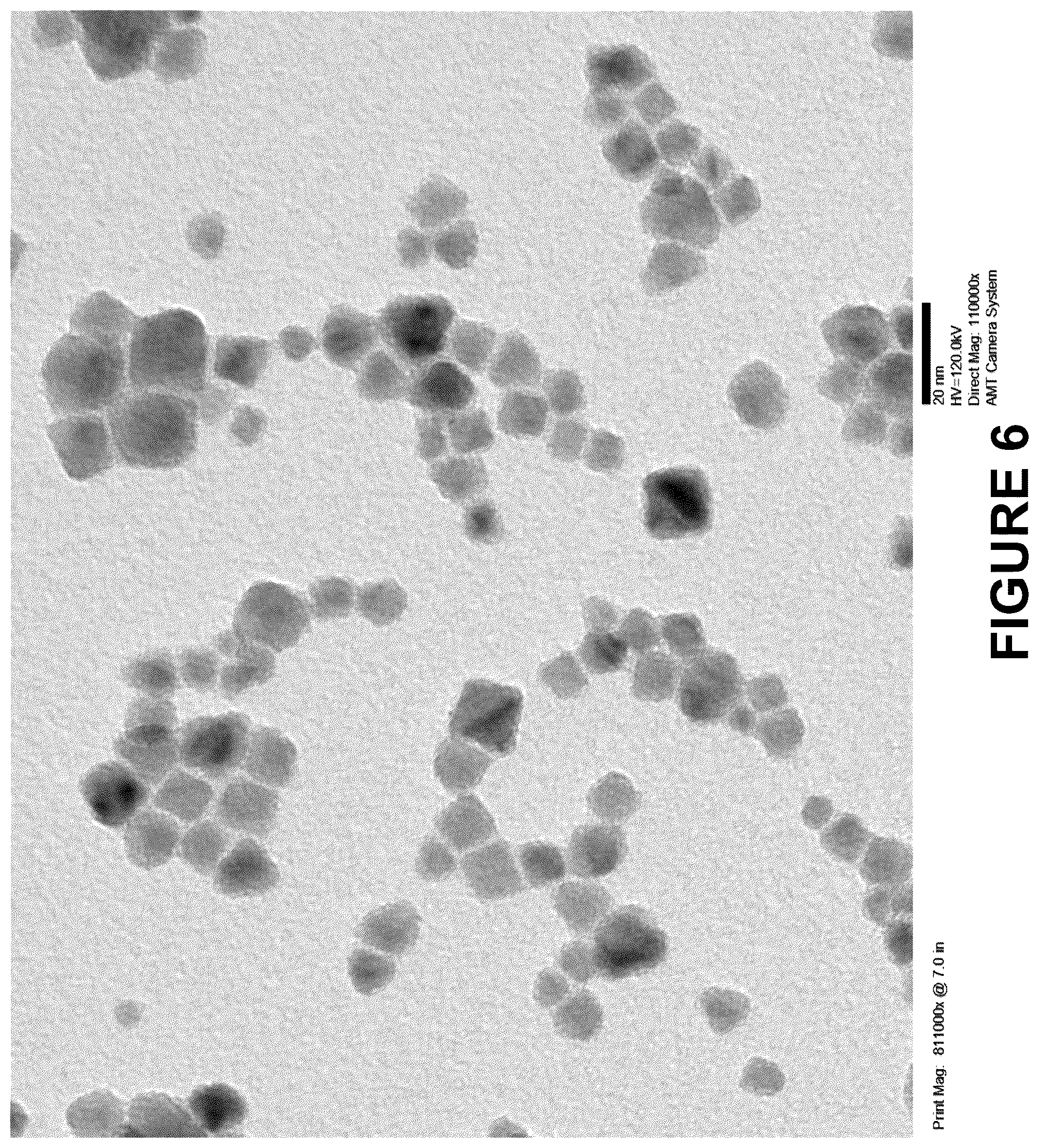 Patent US12157849 Figure 6 – Blue-emitting nanocrystals with cubic shape and group IV metal fluoride passivation