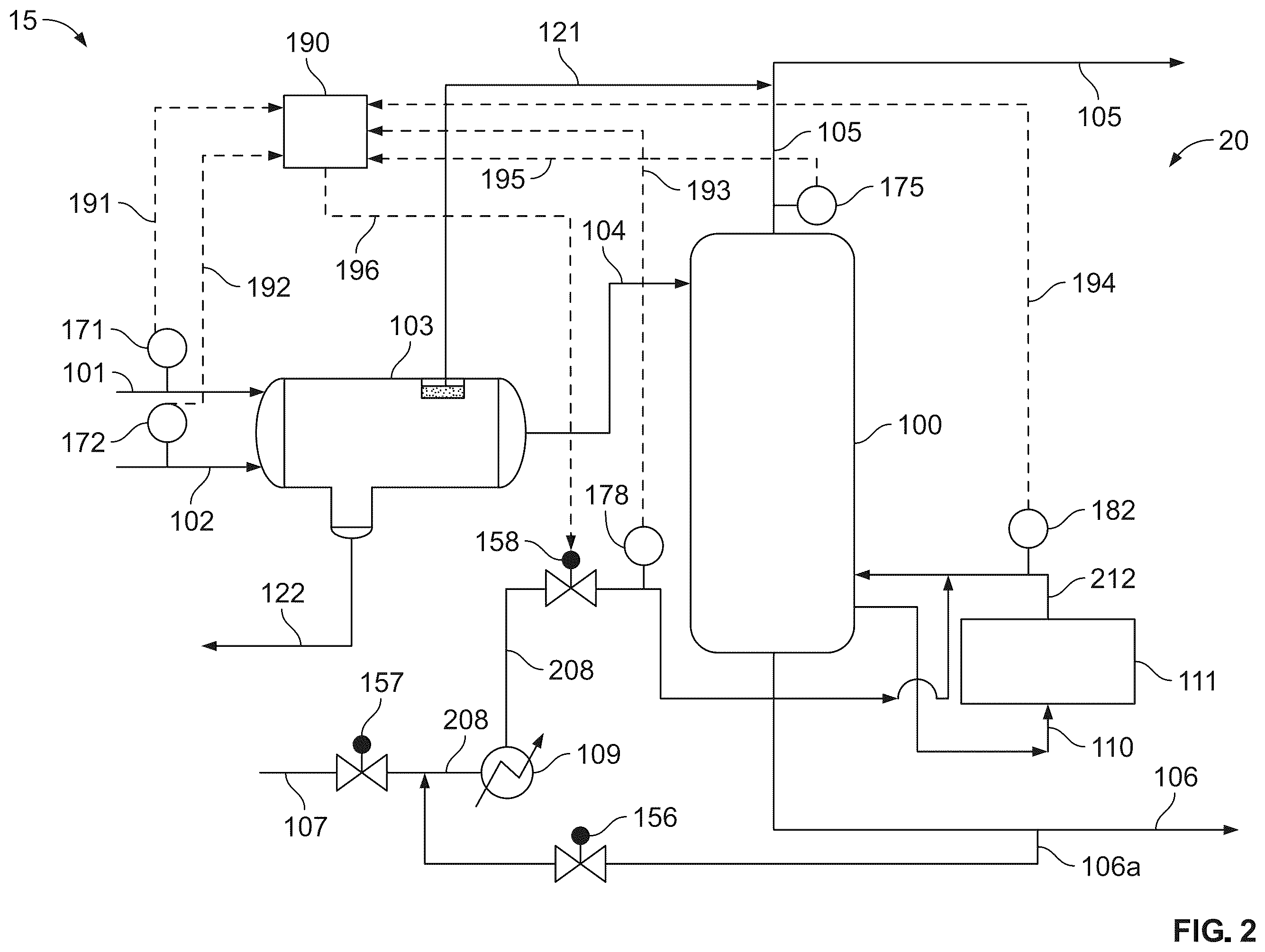 Patent US12157865 Figure 2 – Enhancing H2S specification in NGL products