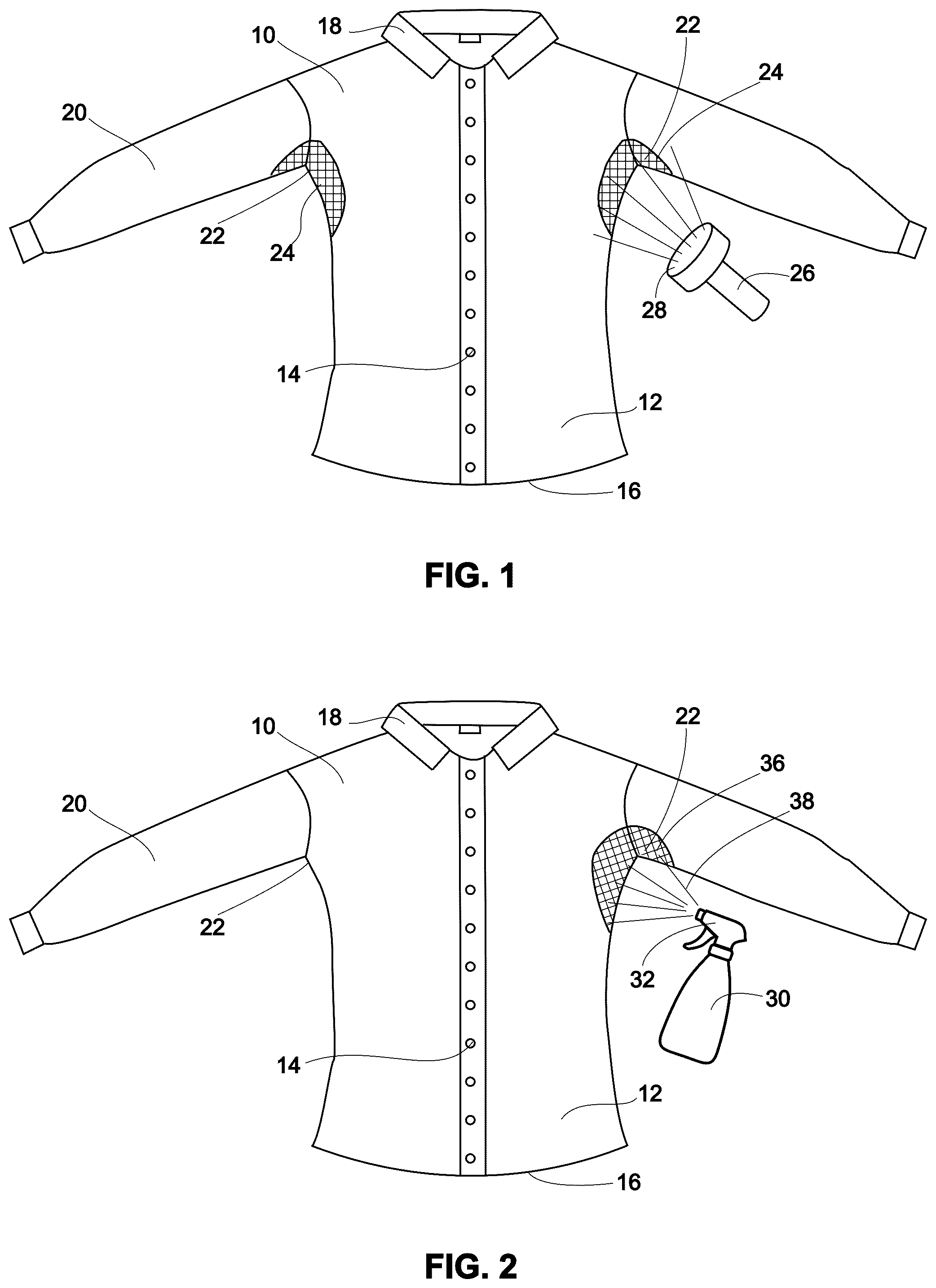 Patent US12157869 Figure 1 – Methods and compositions for reducing persistent odor in clothing and mitigating biofilms on various materials