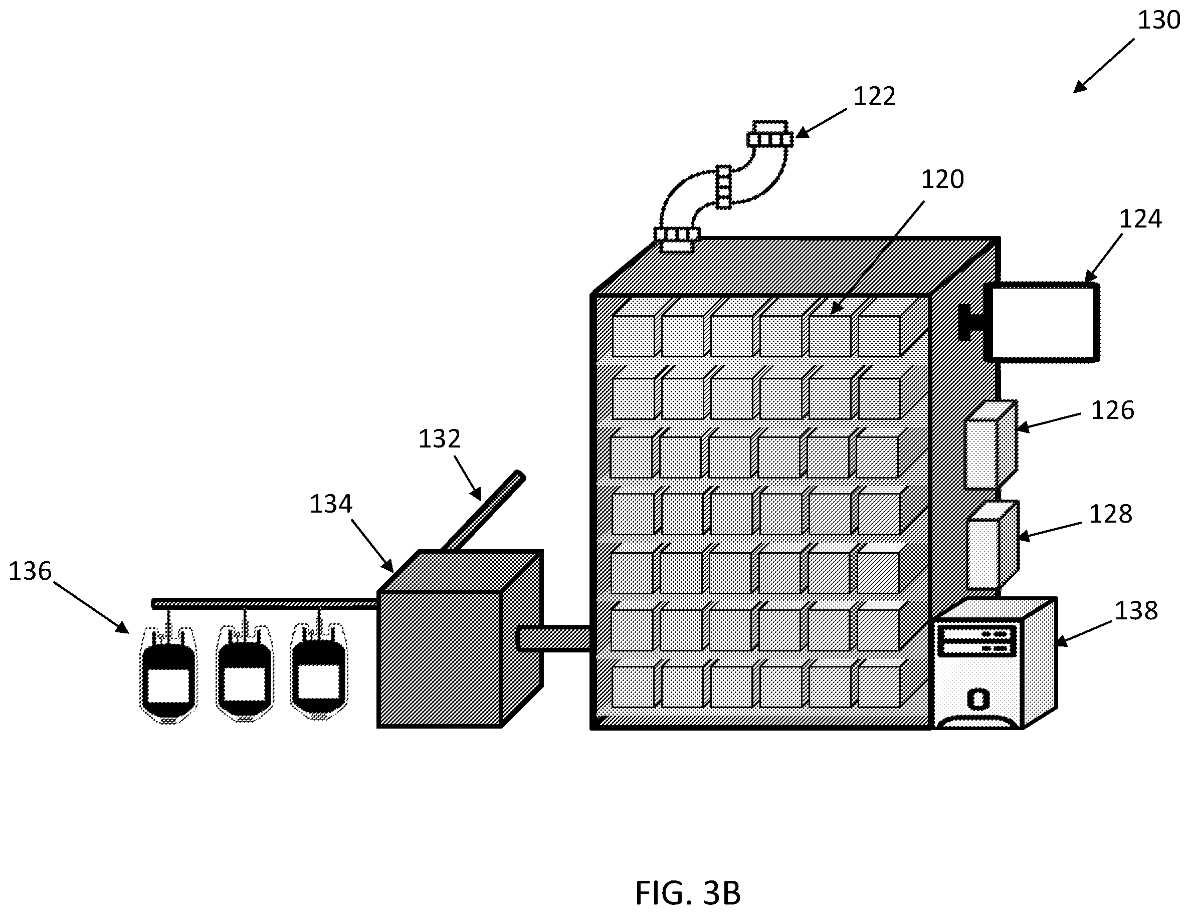 Patent US12157872 Figure 4 – Stacked recirculating bioreactor