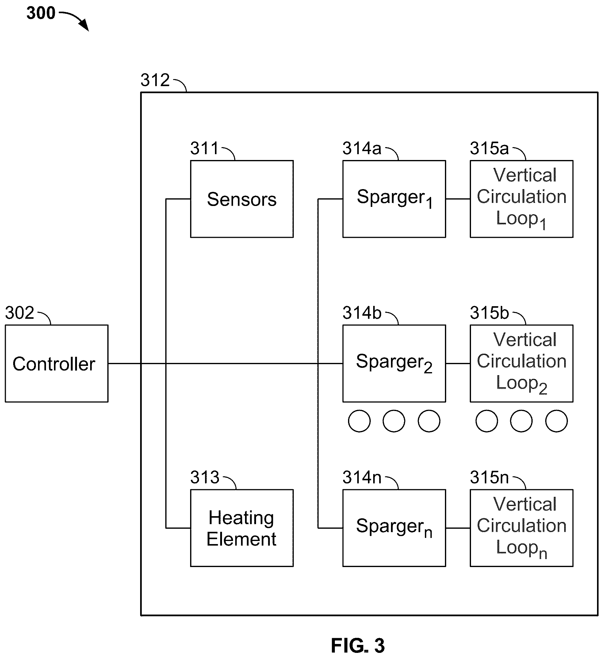 Patent US12157876 Figure 5 – Airlifting bioreactor