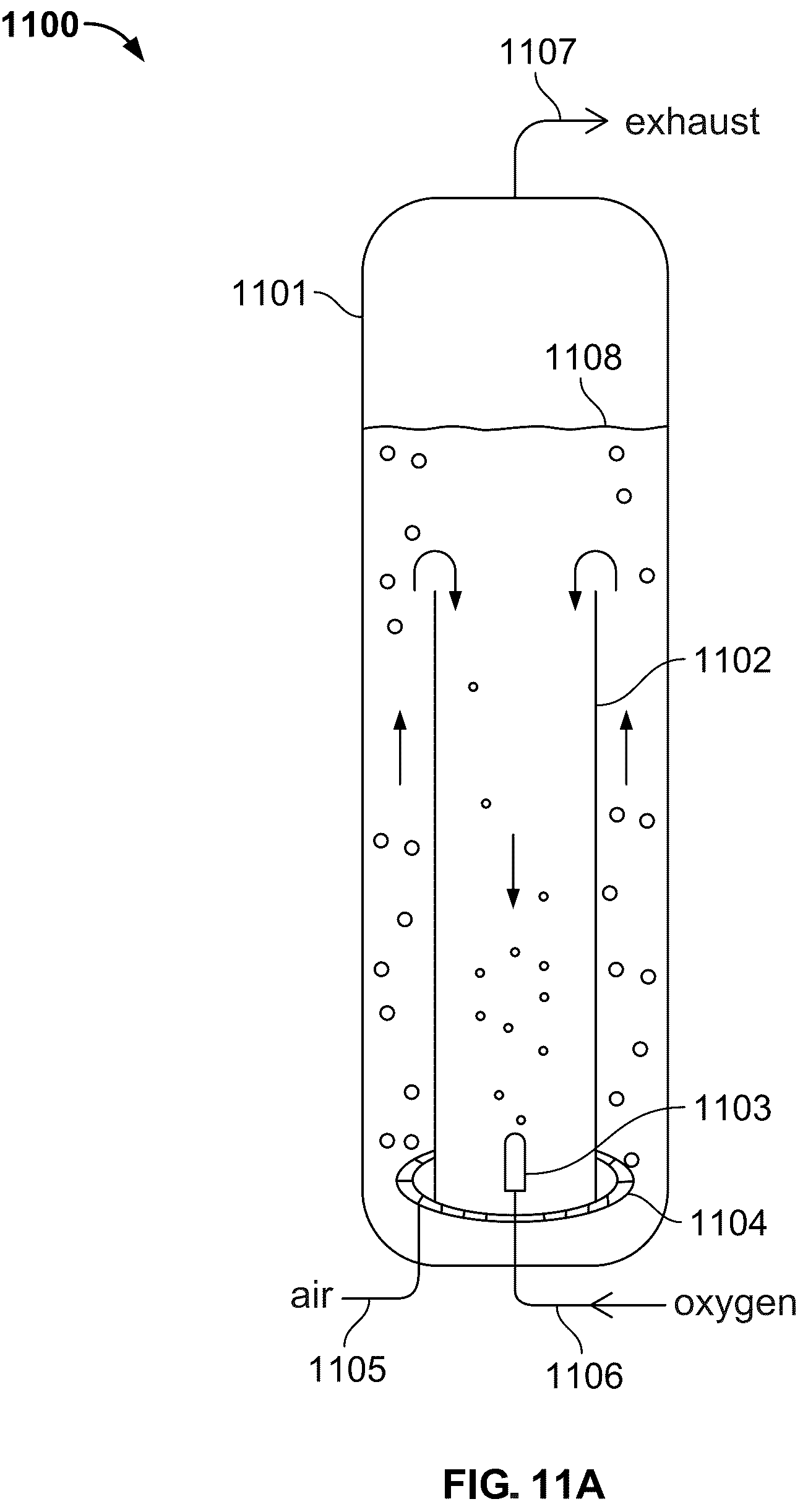 Patent US12157876 Figure 14 – Airlifting bioreactor