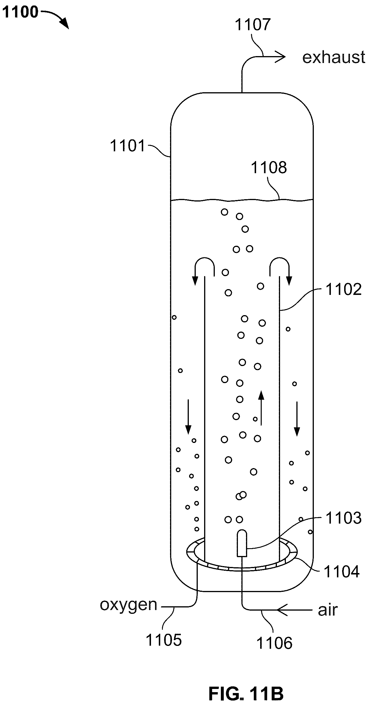 Patent US12157876 Figure 15 – Airlifting bioreactor