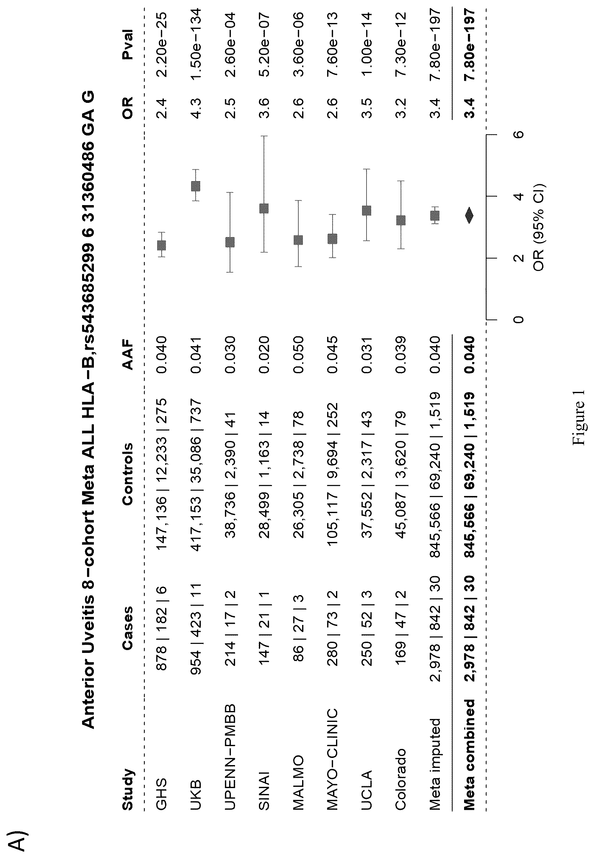 Patent US12157891 Figure 1 – Treatment of uveitis with endoplasmic reticulum aminopeptidase 1 (ERAP1) inhibitors