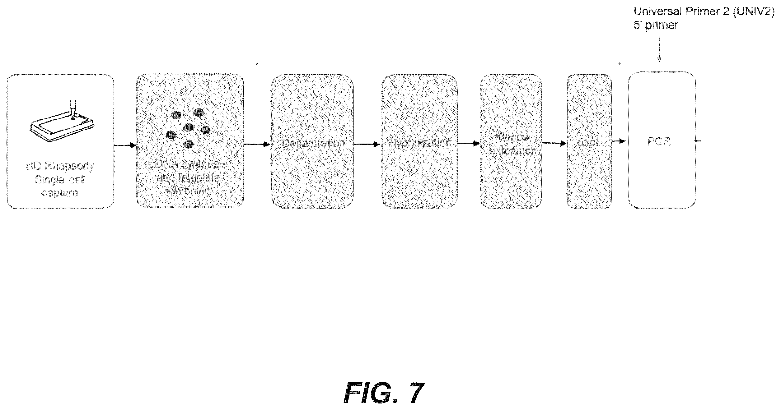 Patent US12157913 Figure 9 – Oligonucleotides and beads for 5 prime gene expression assay