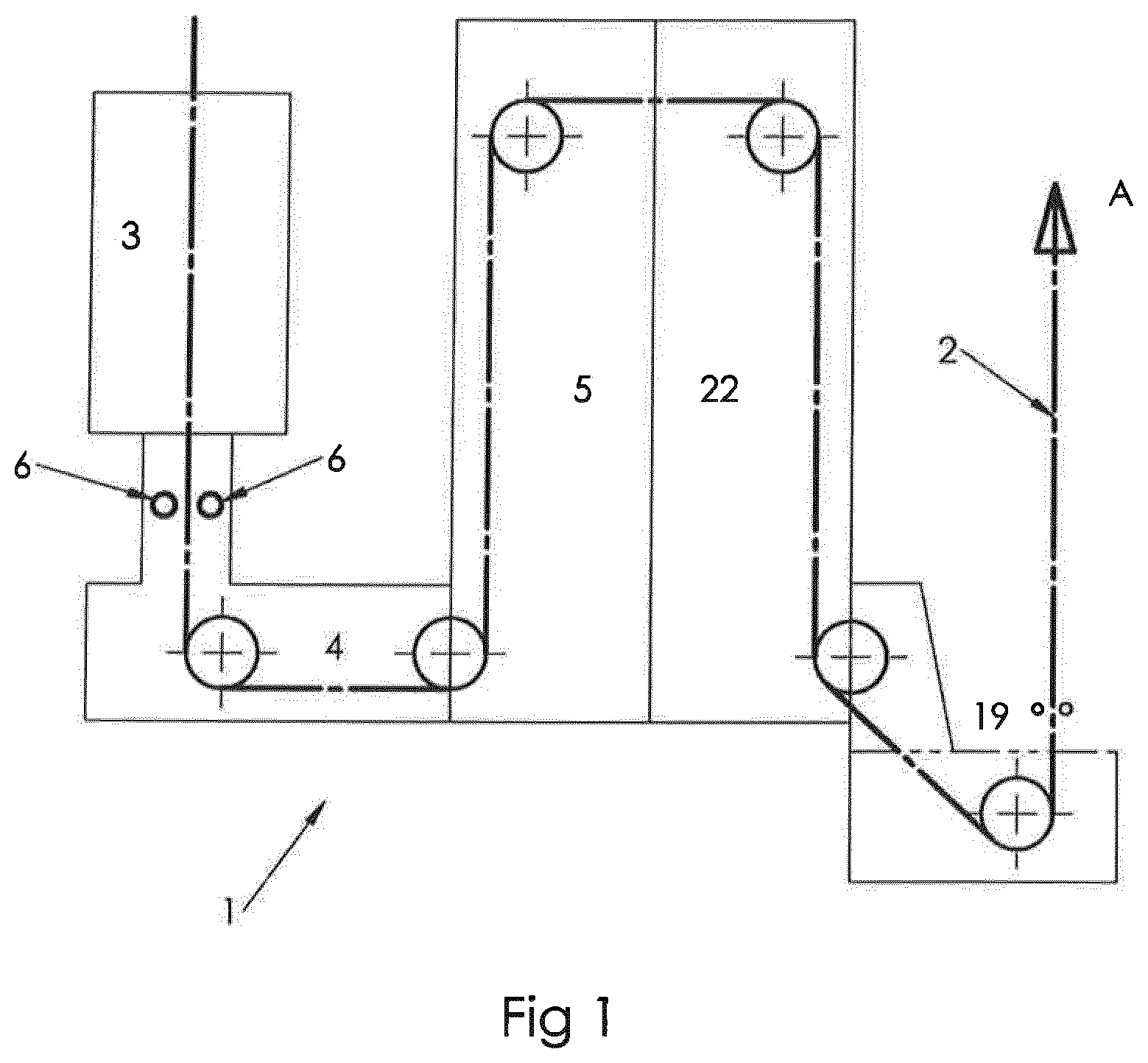 Patent US12157926 — Annealing line for a steel strip — Figure 1