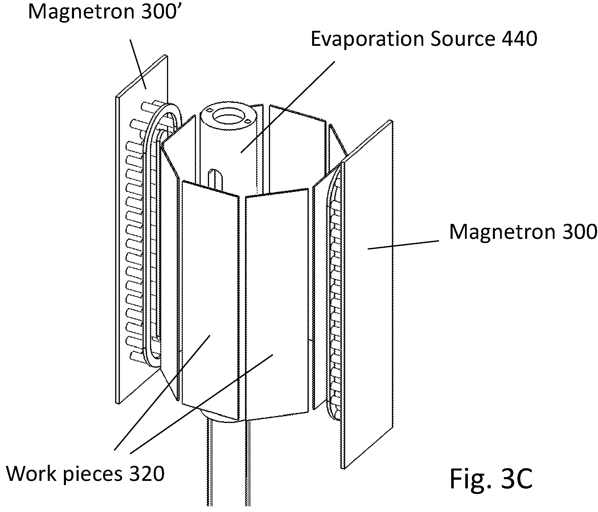 Patent US12157942 Figure 8 – Versatile vacuum deposition sources and system thereof