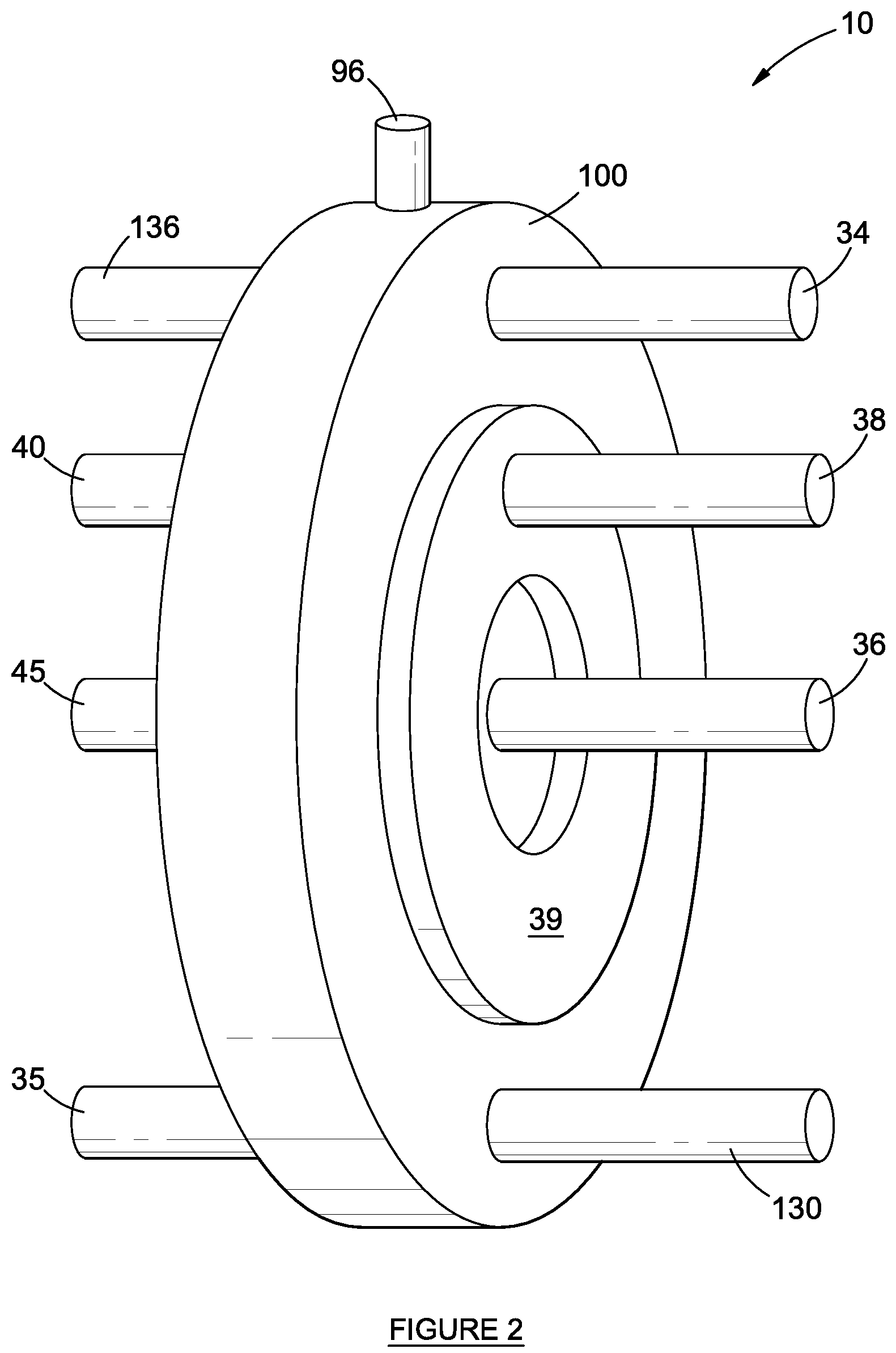 Patent US12157948 Figure 2 – Electrodes for divergent electrolytic flow-through apparatuses