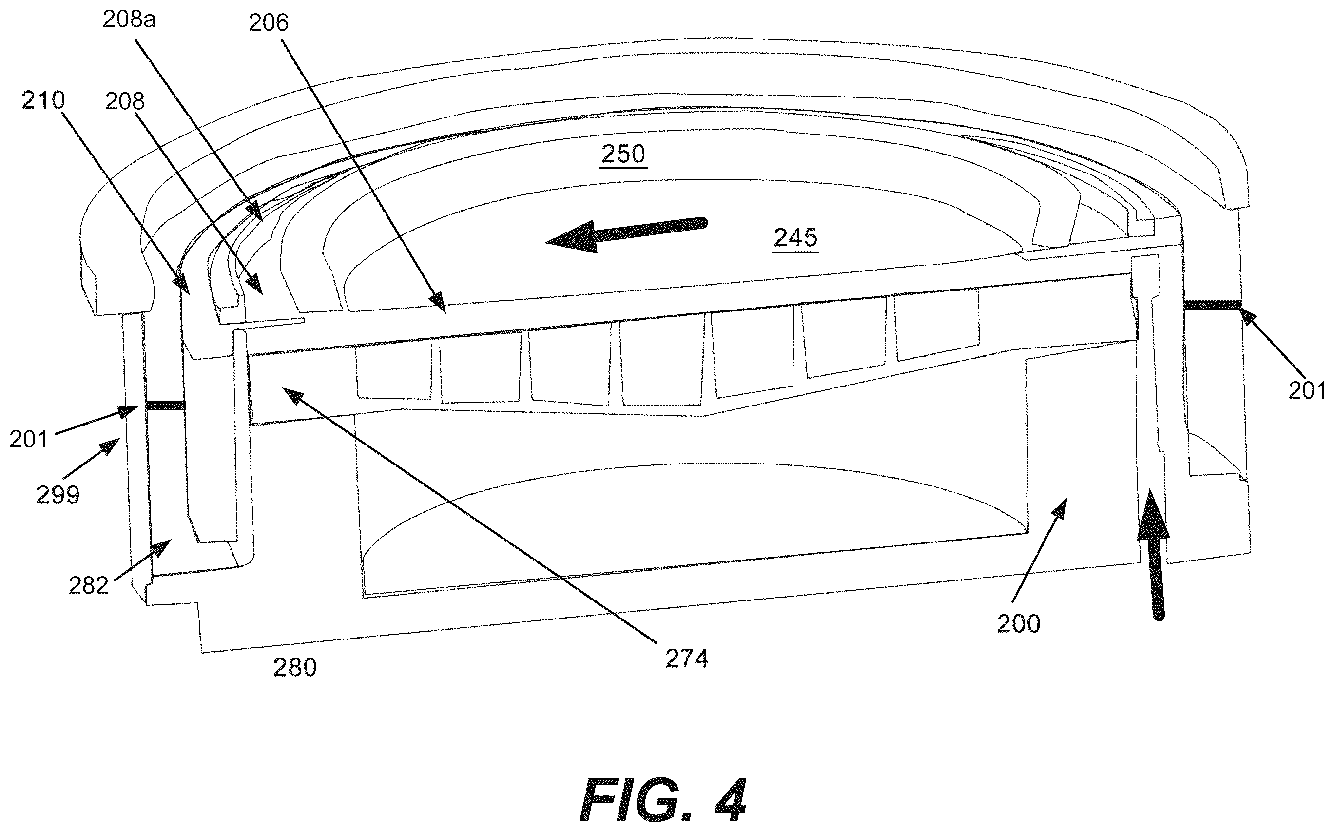 Patent US12157949 Figure 5 – Cross flow conduit for foaming prevention in high convection plating cells
