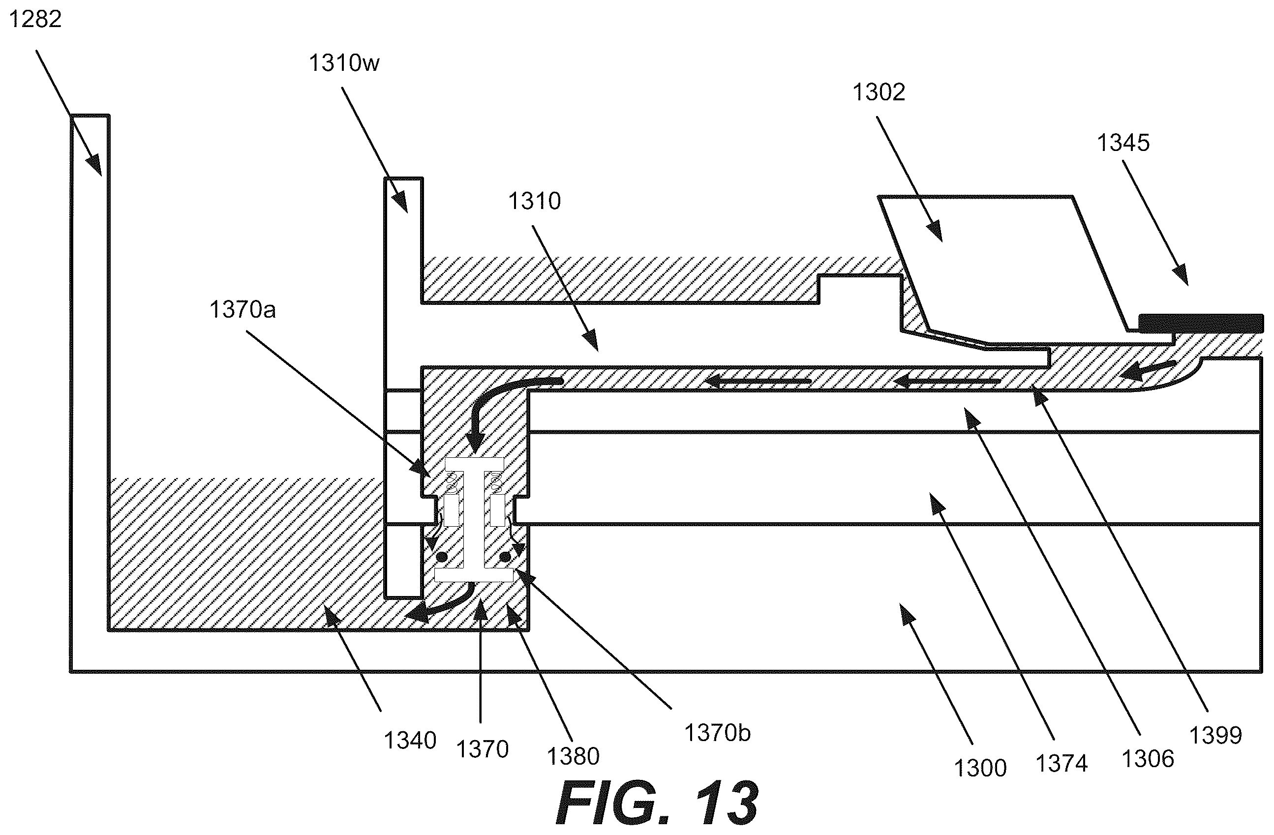 Patent US12157949 Figure 15 – Cross flow conduit for foaming prevention in high convection plating cells