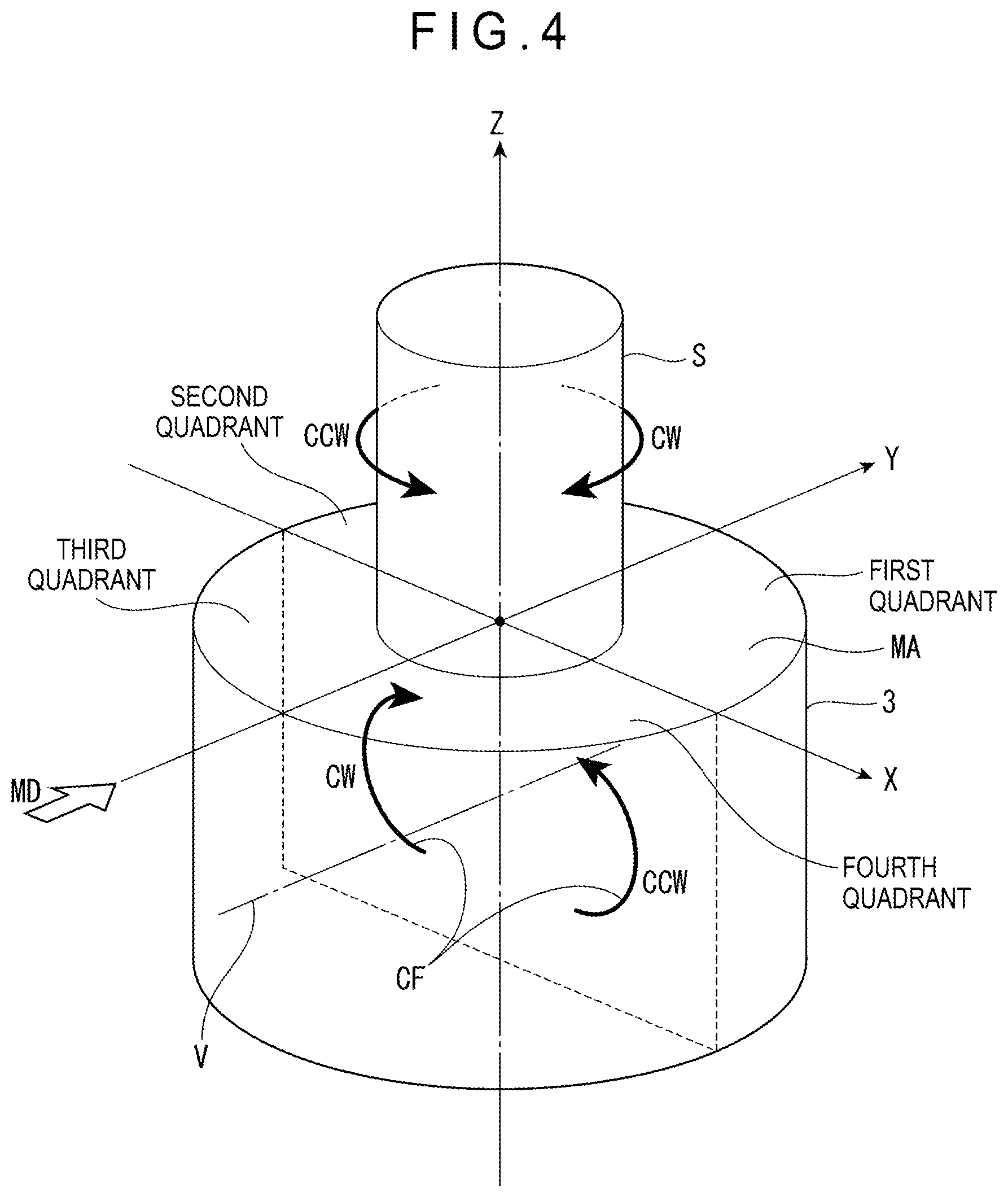Patent US12157953 Figure 4 – Inhibiting dripped granular dopant from adhering to a growing silicon single crystal before the dopant melts