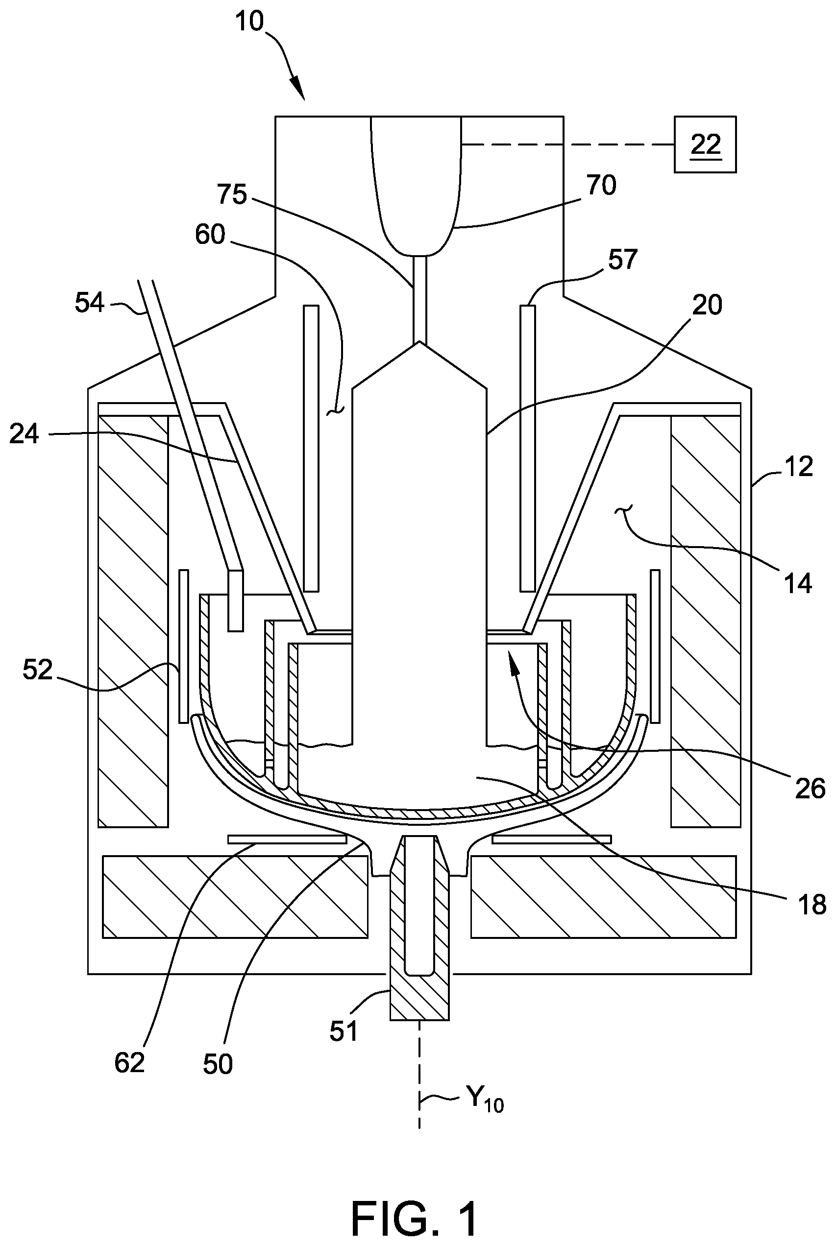 Patent US12157954 Figure 1 – Crystal pulling systems having a cover member for covering the silicon charge