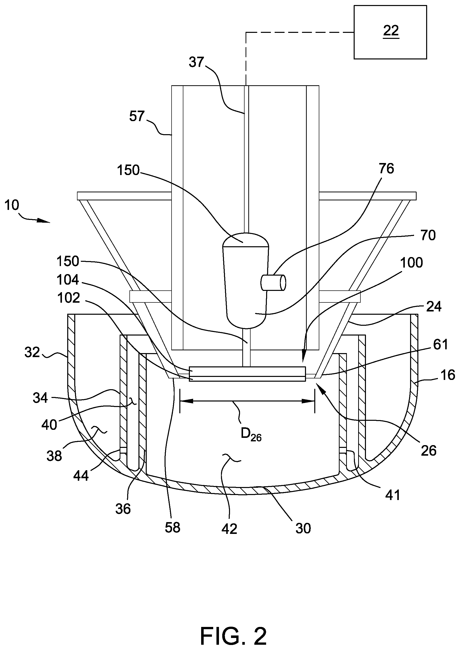 Patent US12157954 Figure 2 – Crystal pulling systems having a cover member for covering the silicon charge