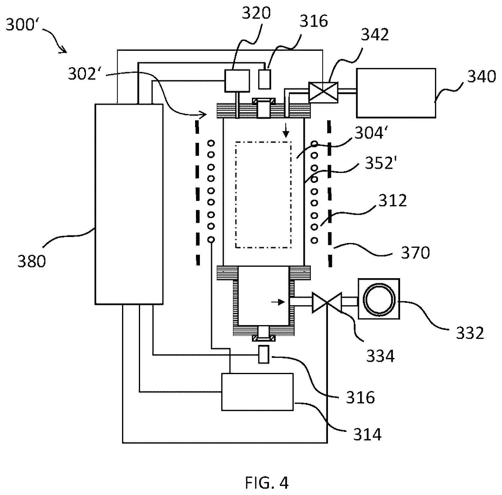 Patent US12157955 Figure 4 – Method for simultaneously manufacturing more than one single crystal of a semiconductor material by physical vapor transport