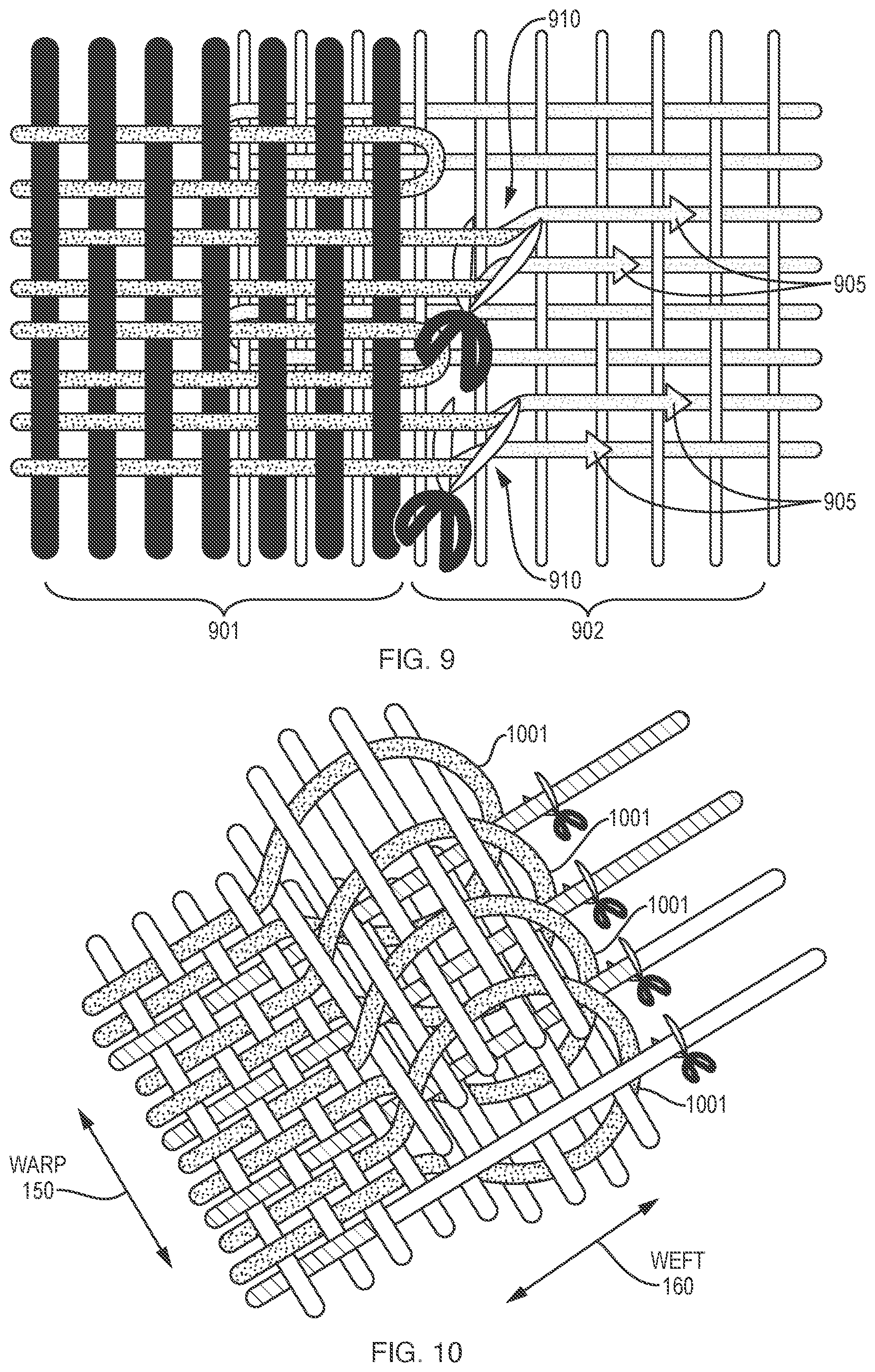 Patent US12157960 Figure 7 – Fully-formed volumetrically woven article