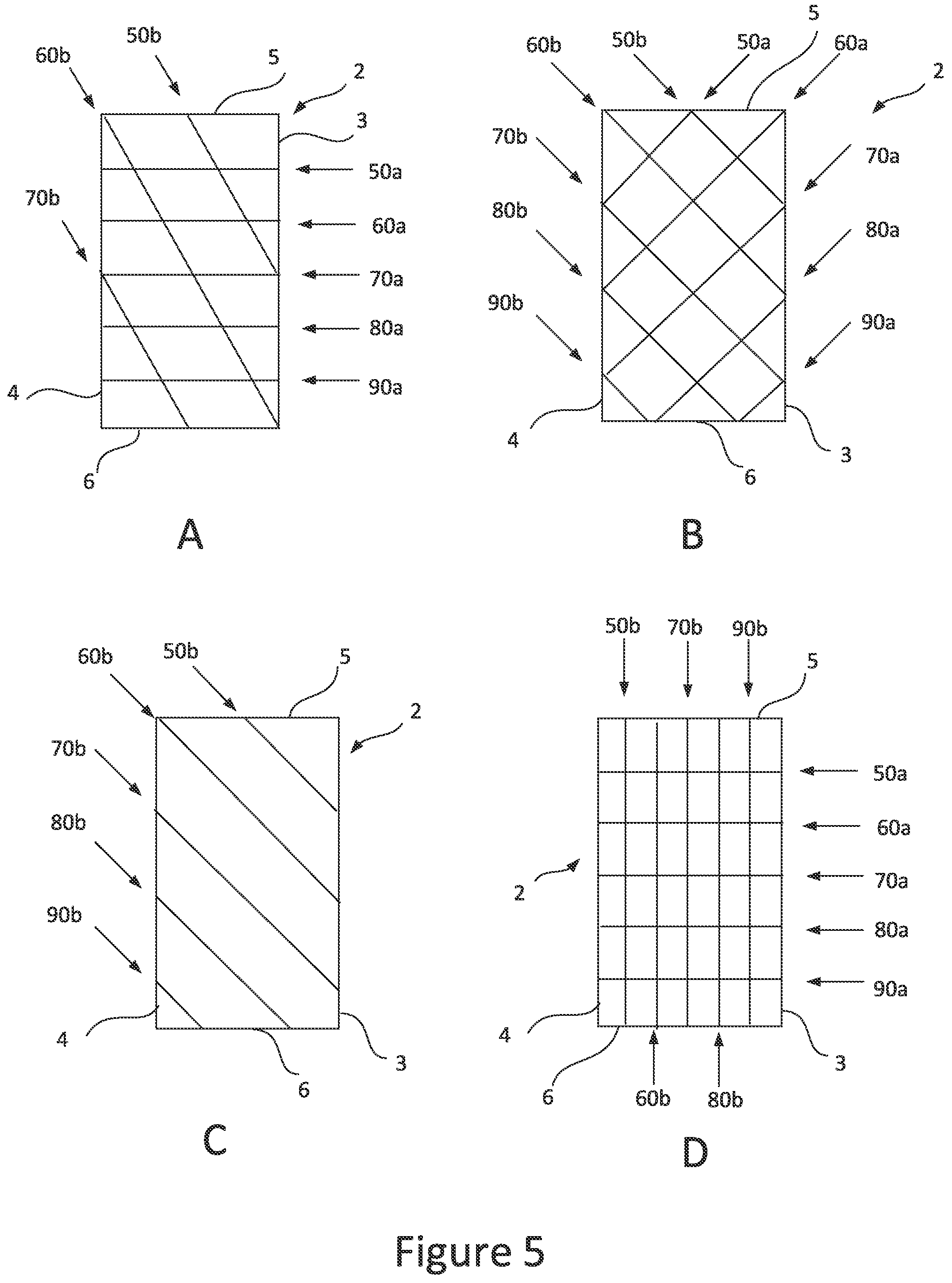 Patent US12157961 Figure 5 – Fabric comprising binding agent threads