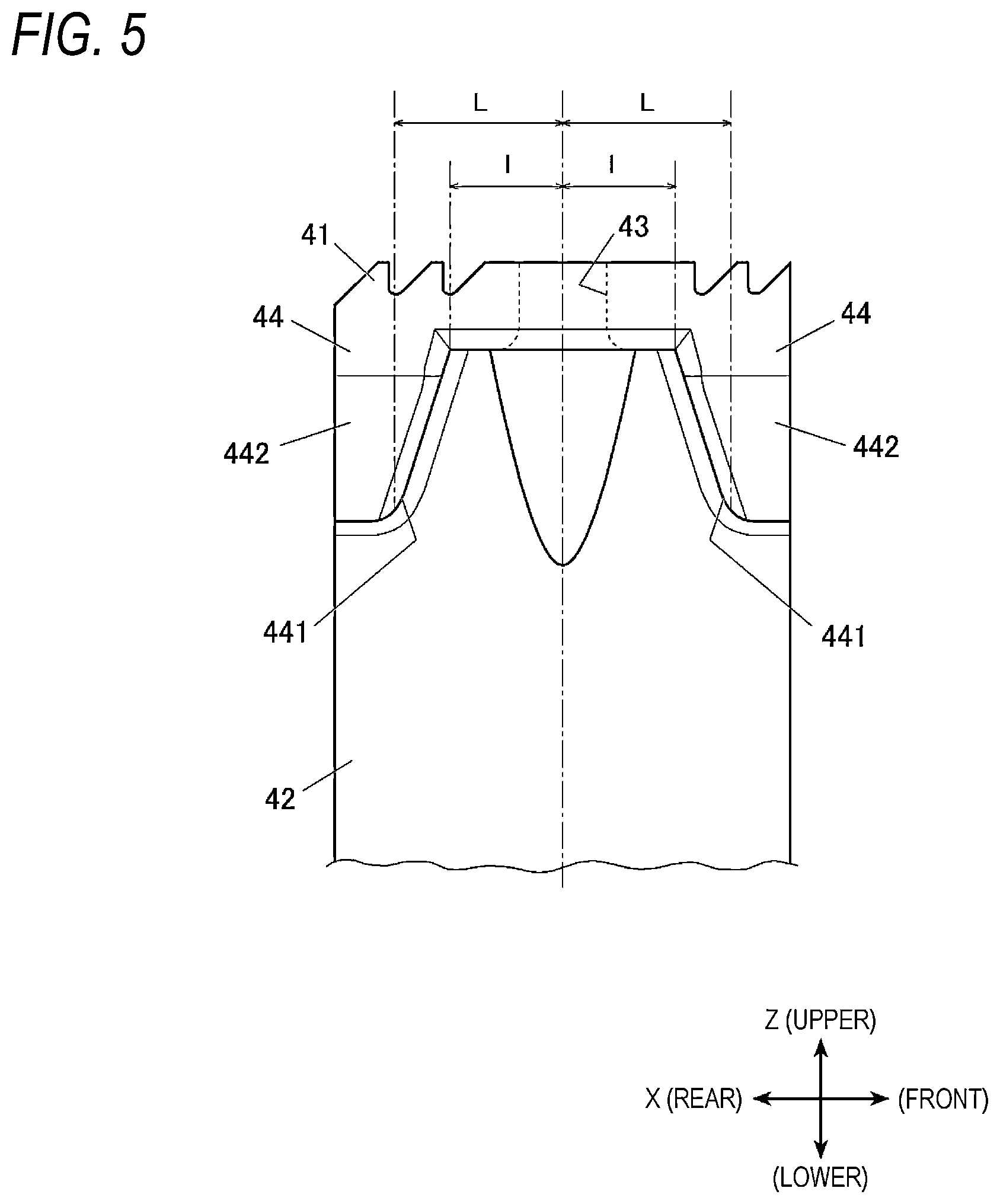 Patent US12157962 Figure 5 – Sewing machine