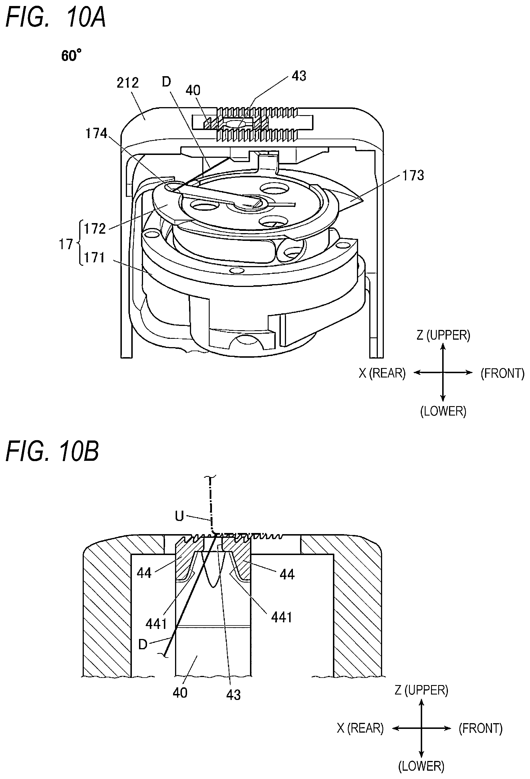 Patent US12157962 Figure 10 – Sewing machine