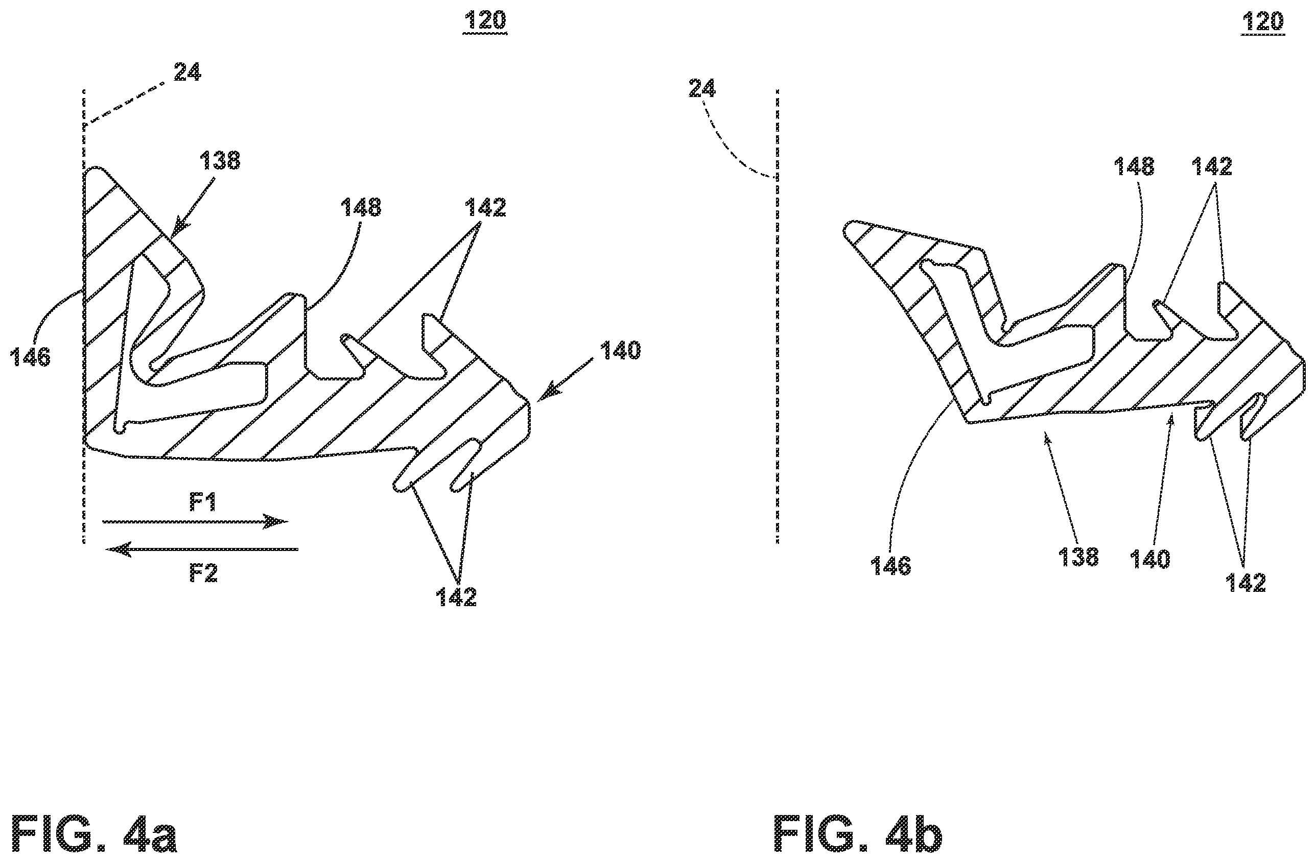 Patent US12157965 Figure 4 – Combination washer/dryer with a double-seal closure arrangement