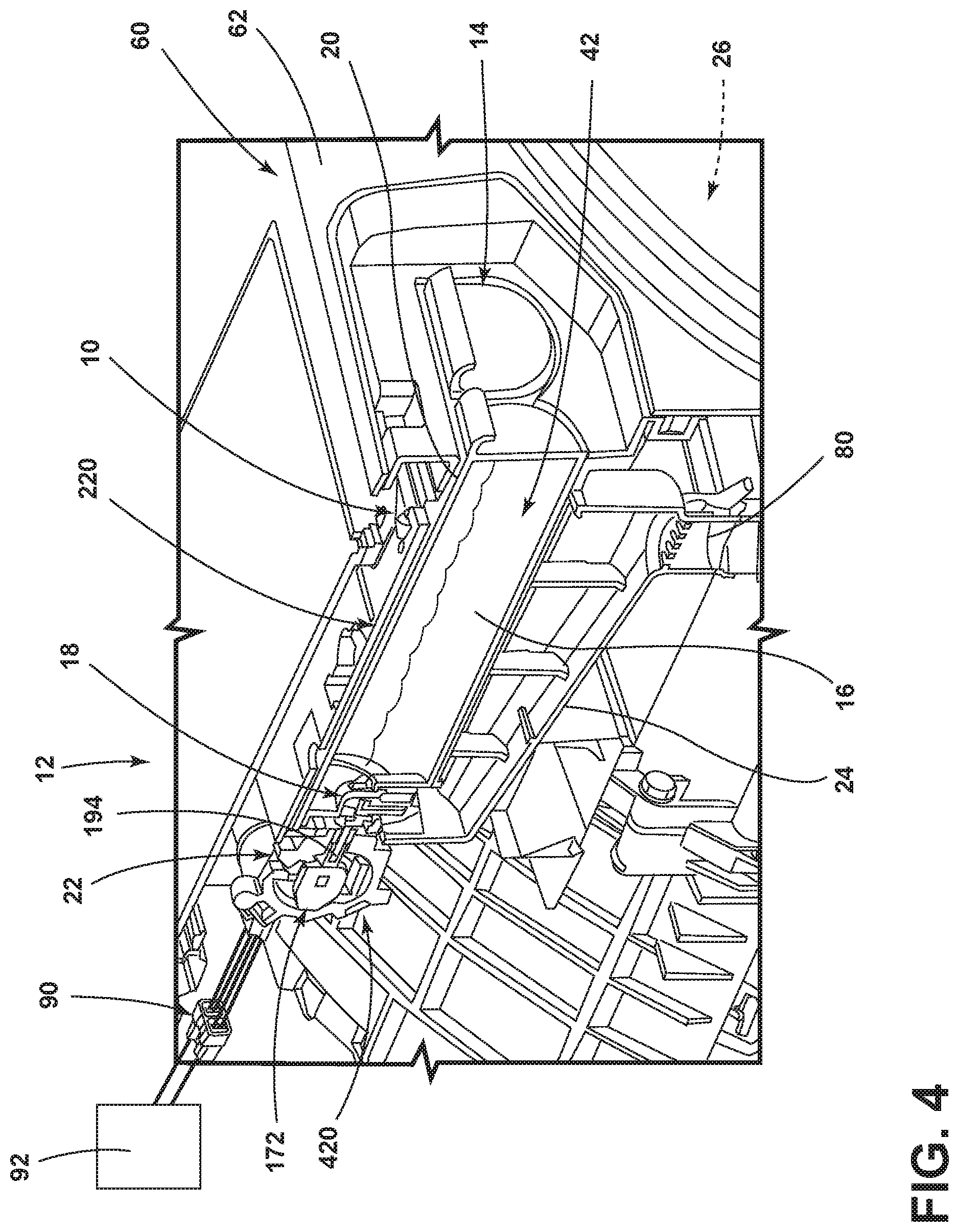 Patent US12157967 Figure 3 – Chemistry dispensing system for a laundry appliance having removable chemistry cartridges