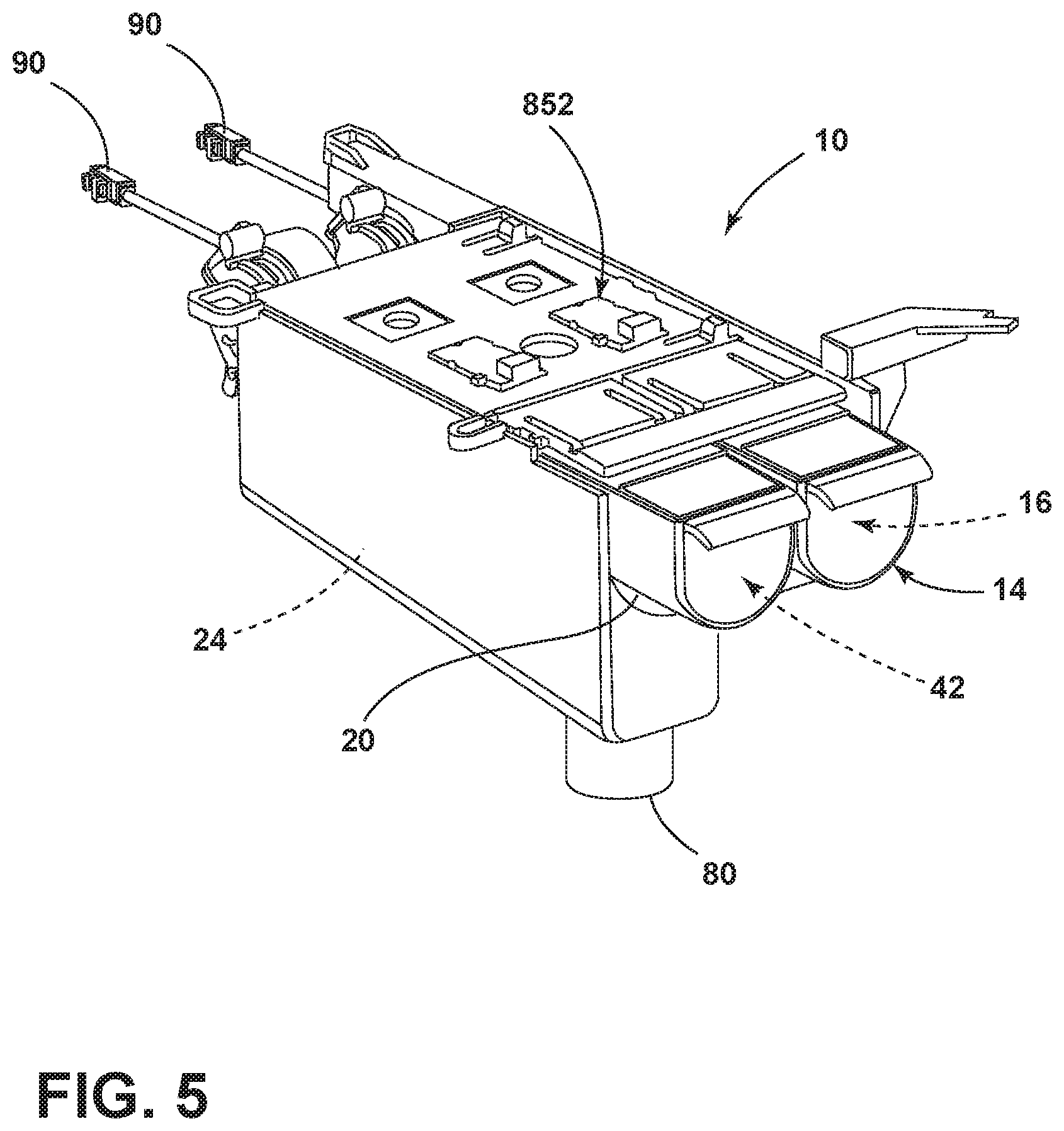 Patent US12157967 Figure 4 – Chemistry dispensing system for a laundry appliance having removable chemistry cartridges