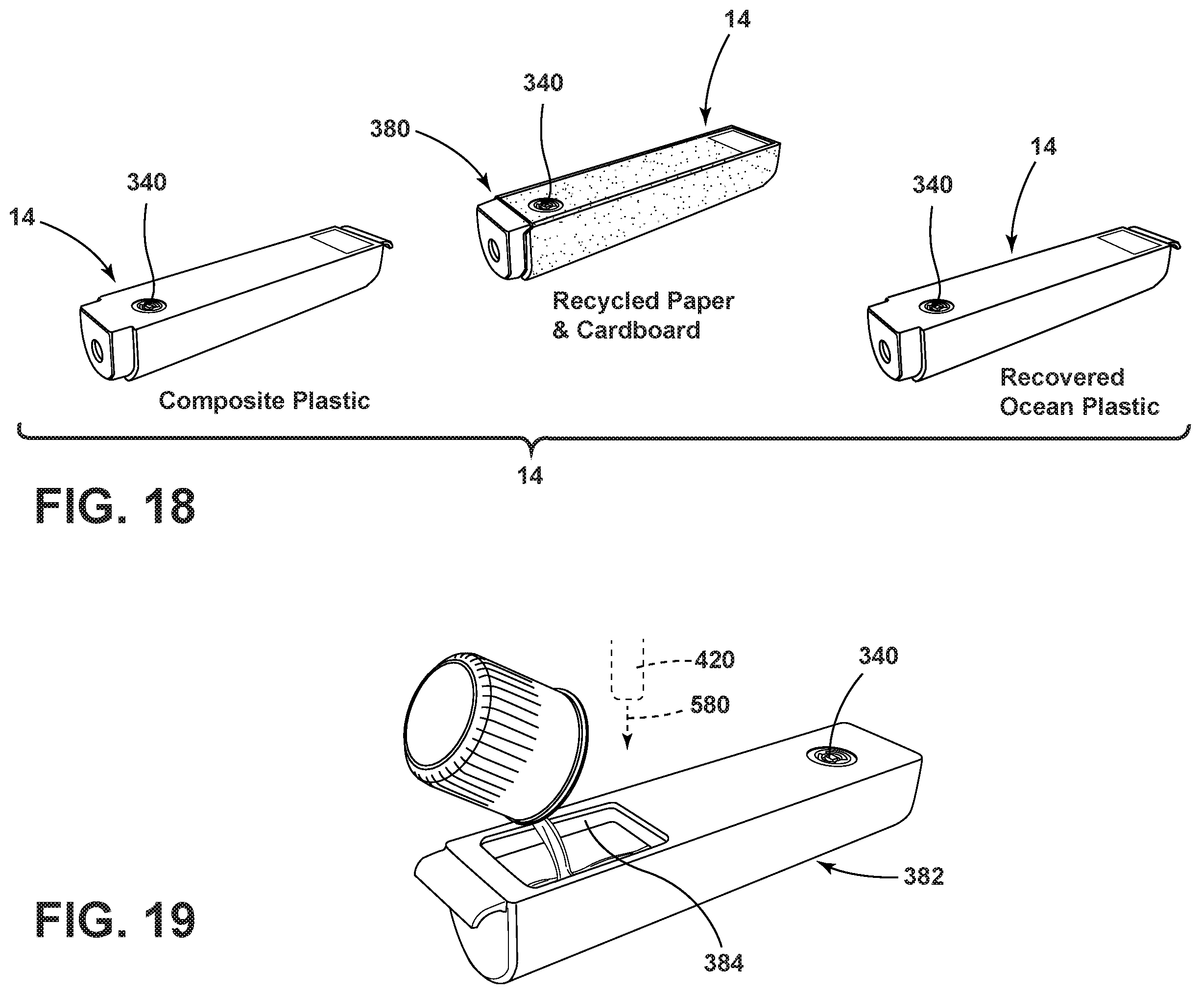 Patent US12157967 Figure 15 – Chemistry dispensing system for a laundry appliance having removable chemistry cartridges