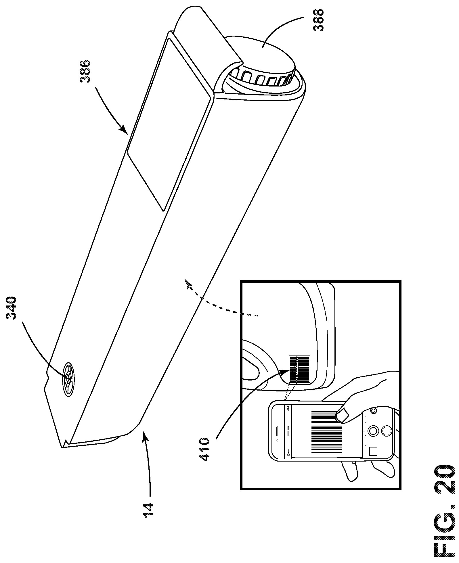 Patent US12157967 Figure 16 – Chemistry dispensing system for a laundry appliance having removable chemistry cartridges