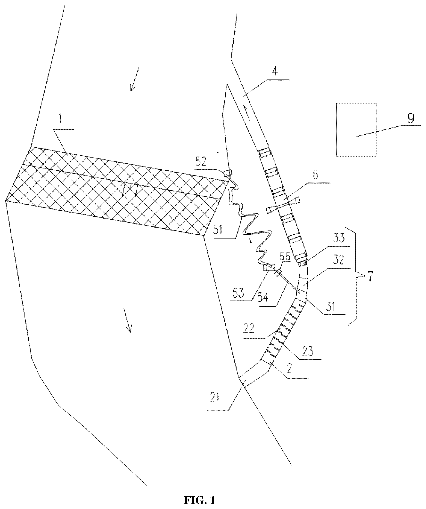 Patent US12157982 Figure 1 – Fish-passing system and a fish-passing method with tourist ornamental function