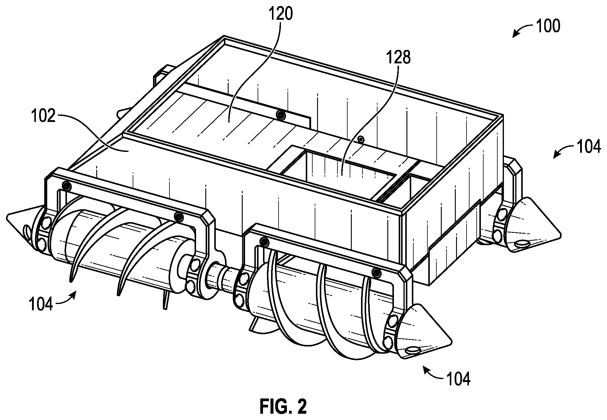 Patent US12157984 Figure 2 – Systems and methods for a multi-modal screw propelled excavation