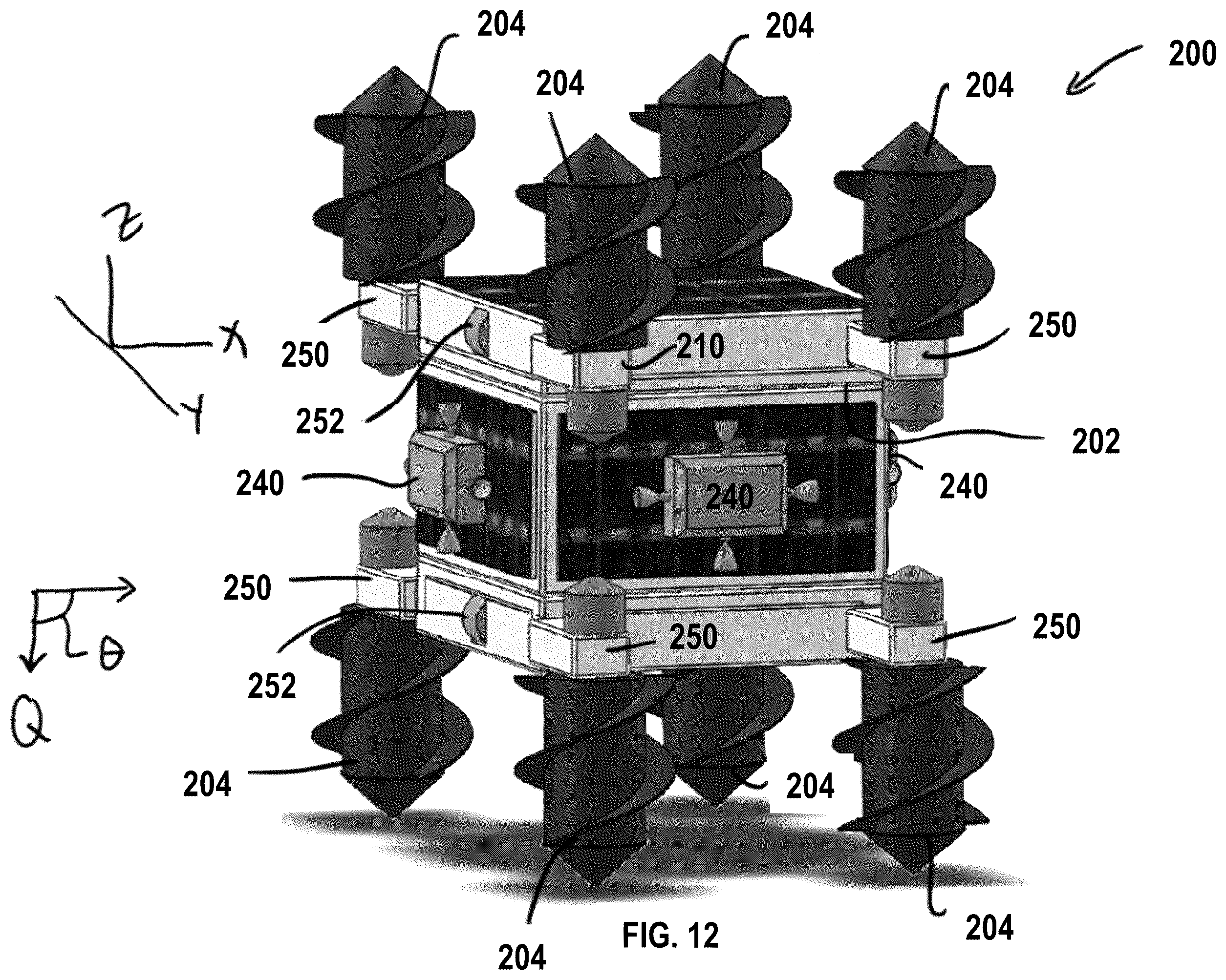 Patent US12157984 Figure 12 – Systems and methods for a multi-modal screw propelled excavation