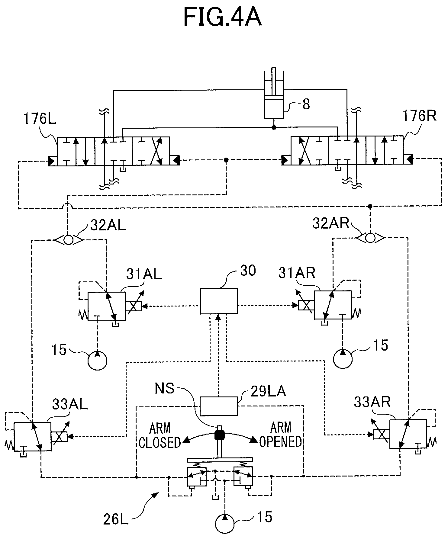 Patent US12157985 Figure 4 – Shovel and control device for shovel