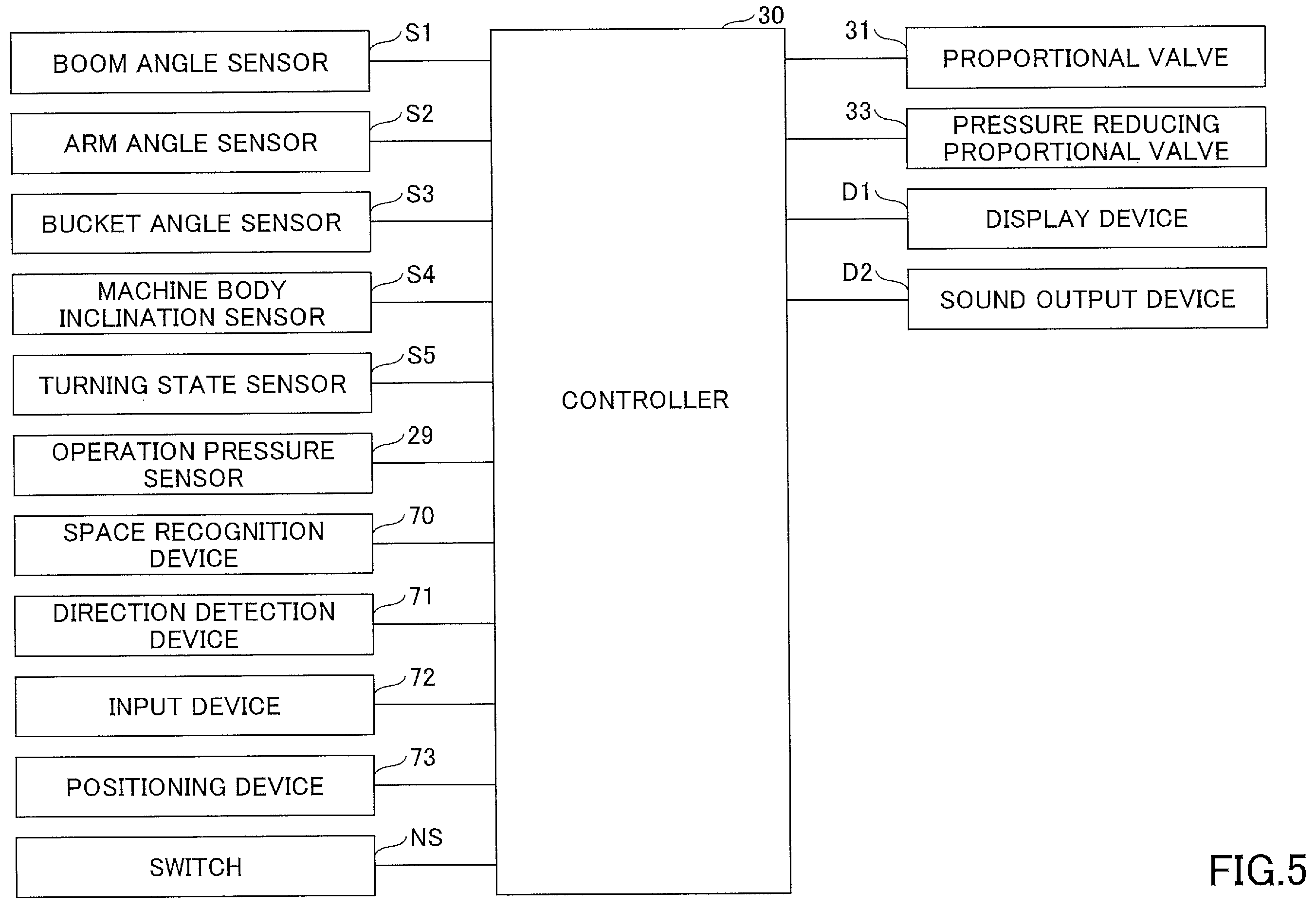 Patent US12157985 Figure 8 – Shovel and control device for shovel