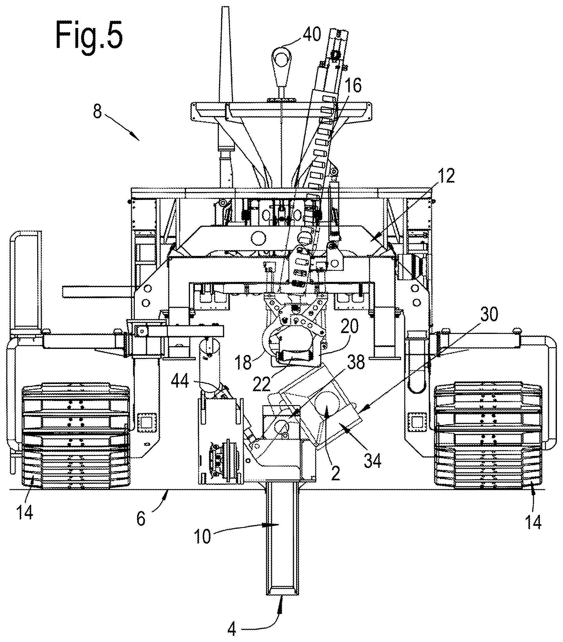Patent US12157986 Figure 5 – Apparatus and method for inserting an elongate object into a trench