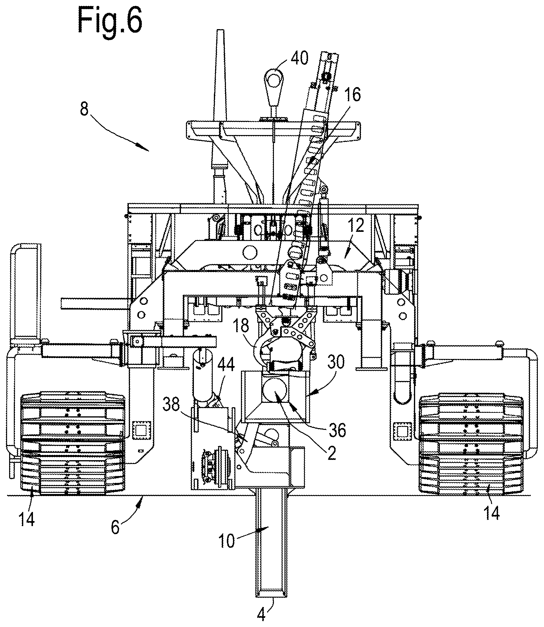 Patent US12157986 Figure 6 – Apparatus and method for inserting an elongate object into a trench