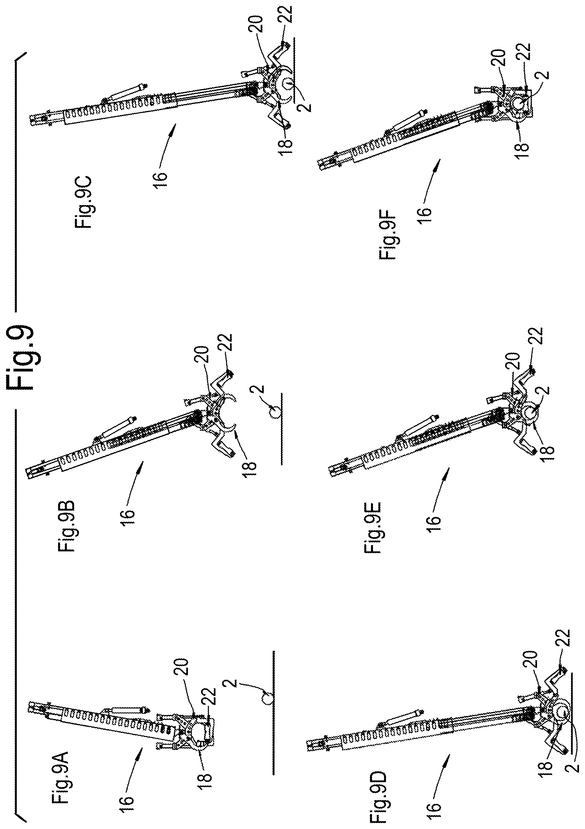 Patent US12157986 Figure 9 – Apparatus and method for inserting an elongate object into a trench