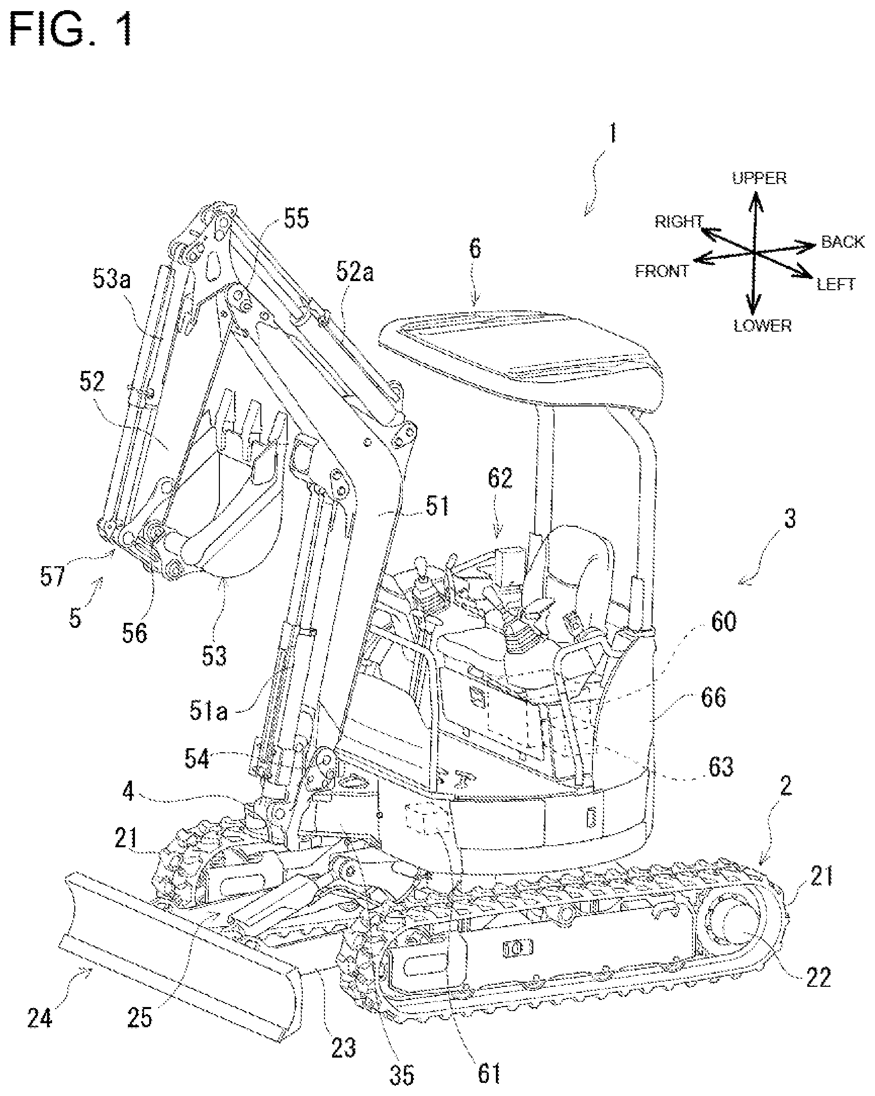 Patent US12157987 Figure 1 – Rotary working vehicle