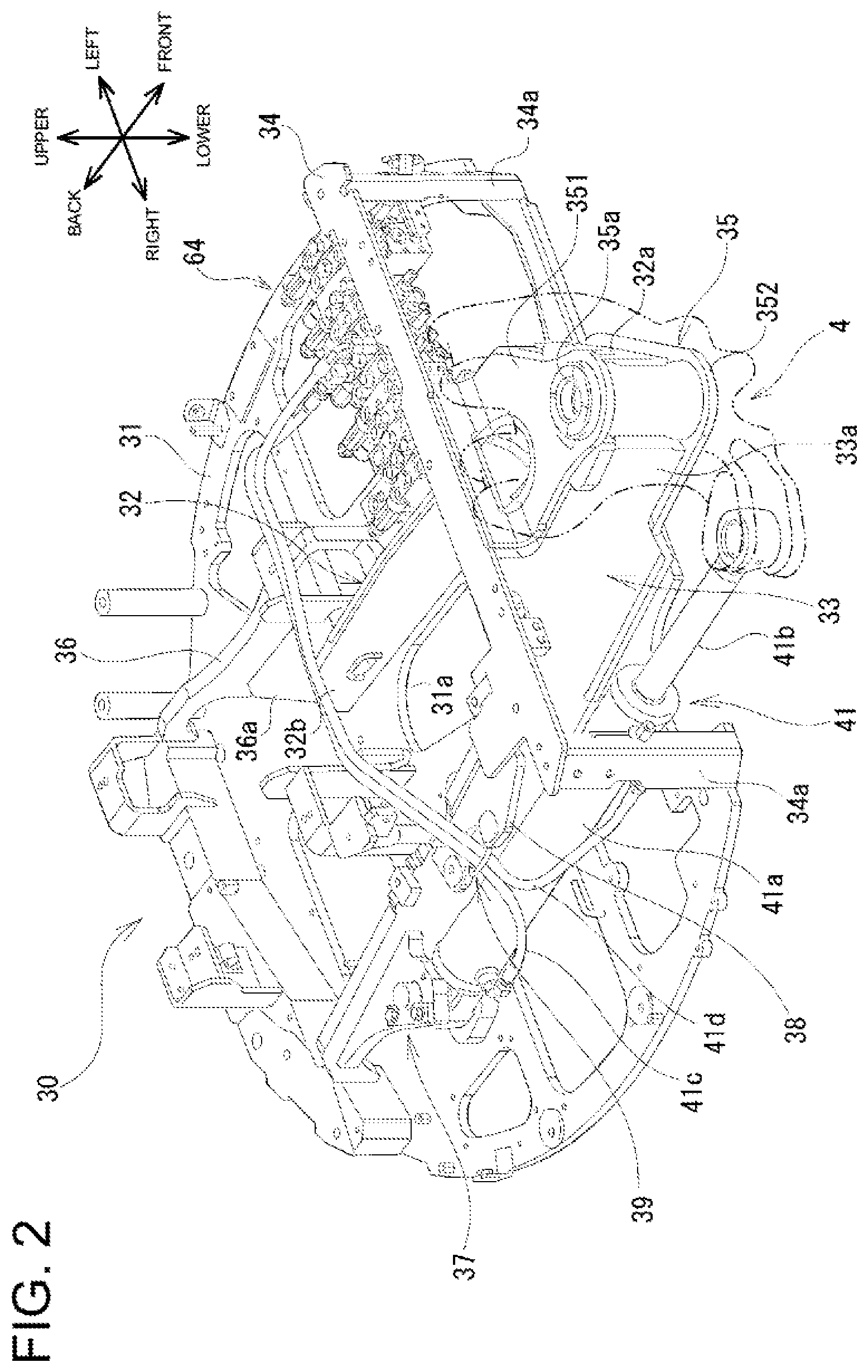 Patent US12157987 Figure 2 – Rotary working vehicle