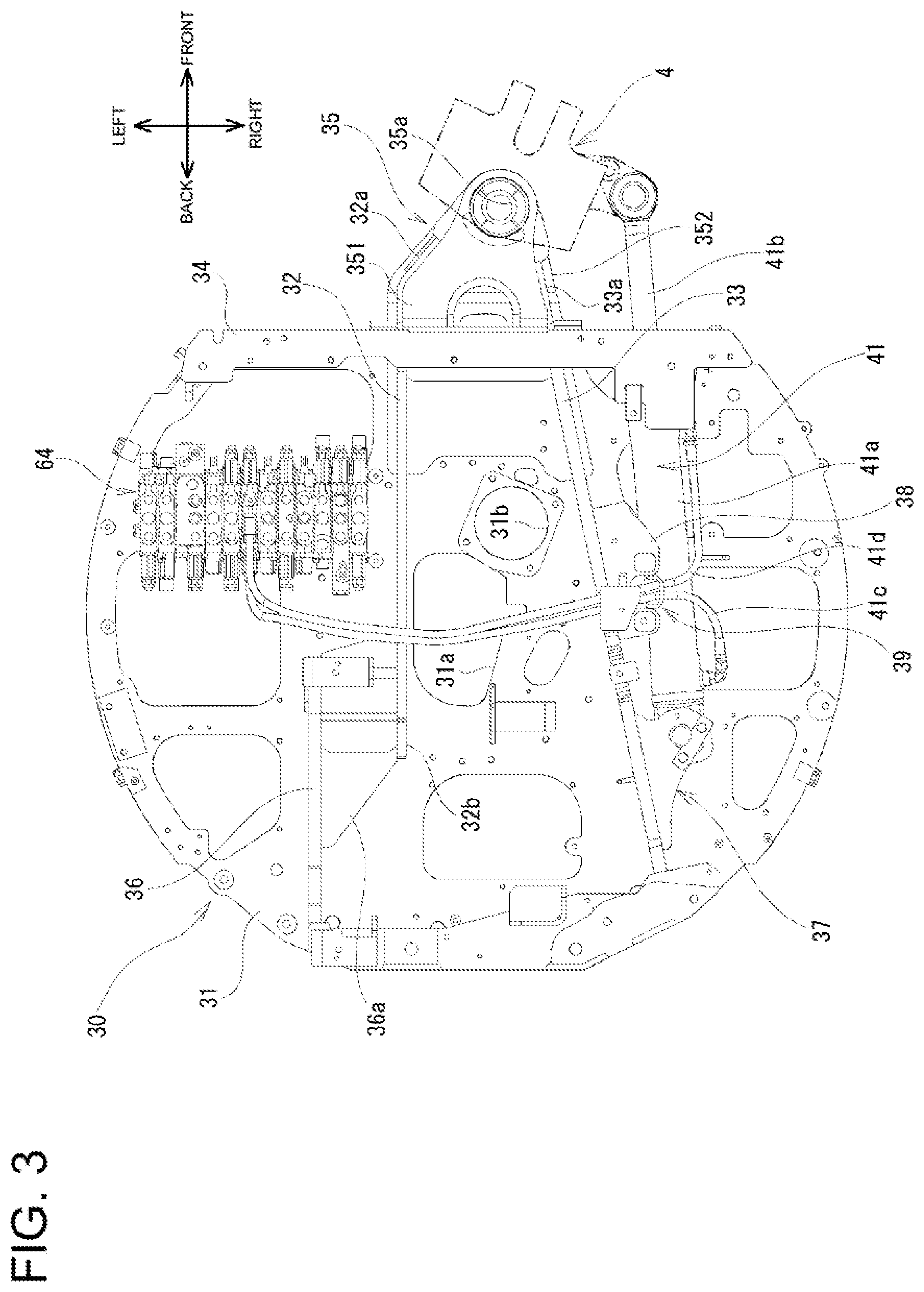Patent US12157987 Figure 3 – Rotary working vehicle