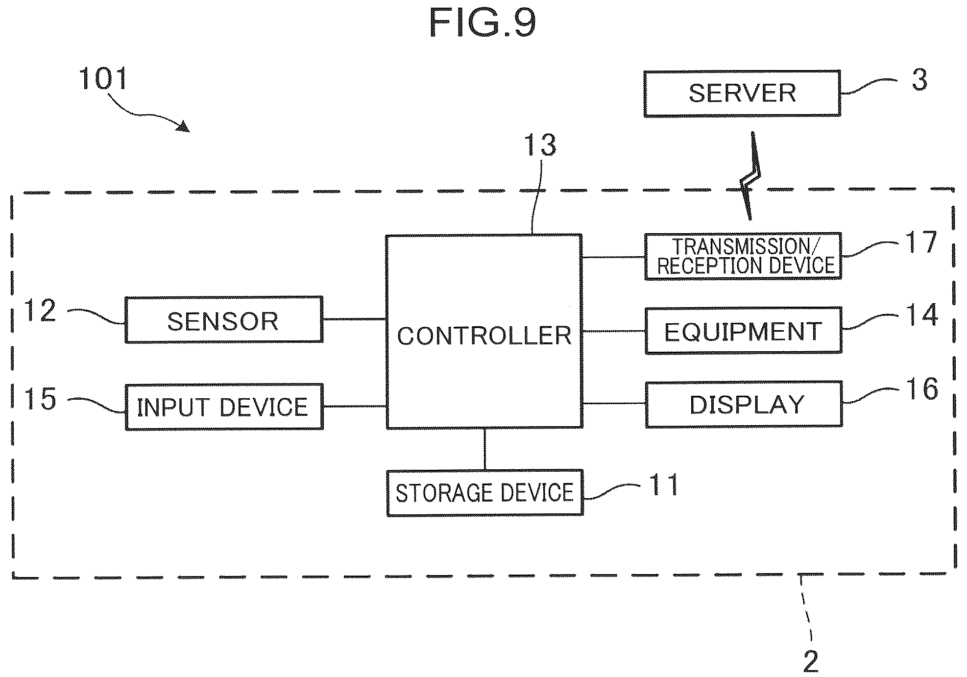 Patent US12157988 Figure 9 – Parameter modification system, parameter modification method, and parameter modification program for working machine