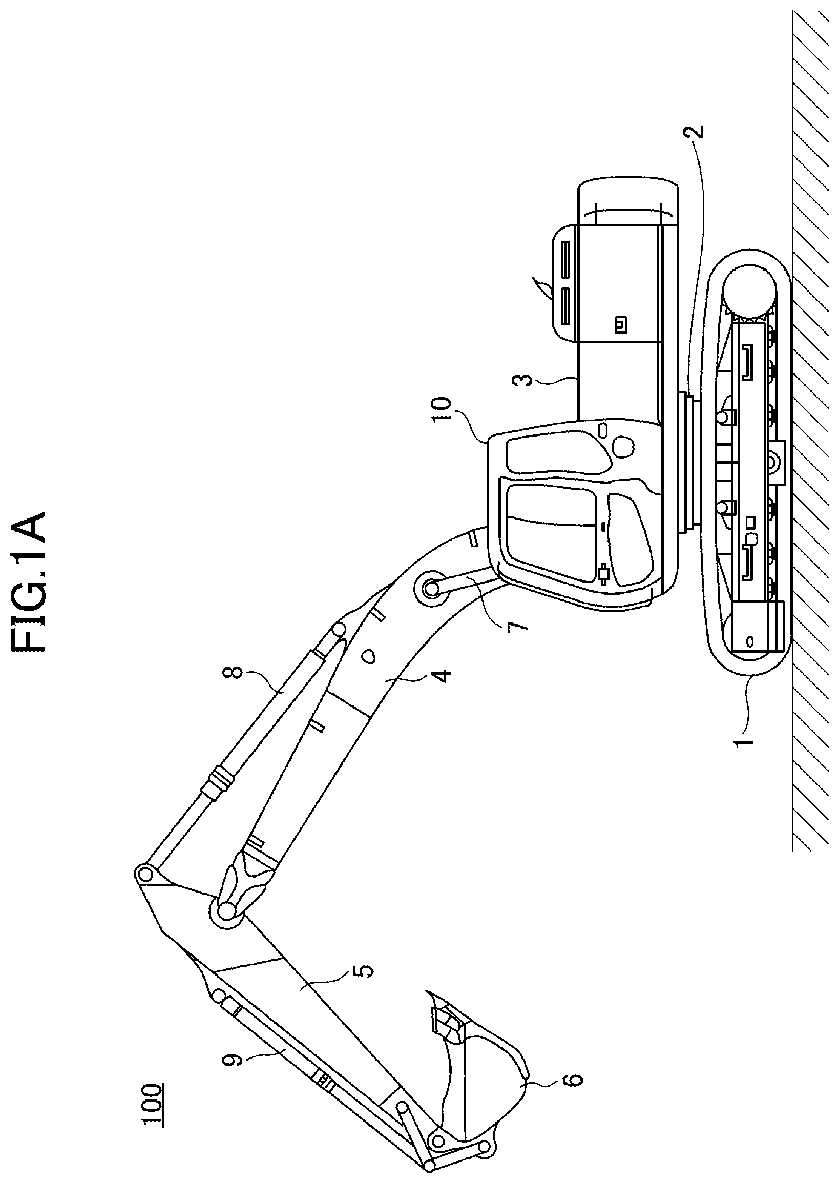 Patent US12157990 Figure 1 – Shovel and information processing device