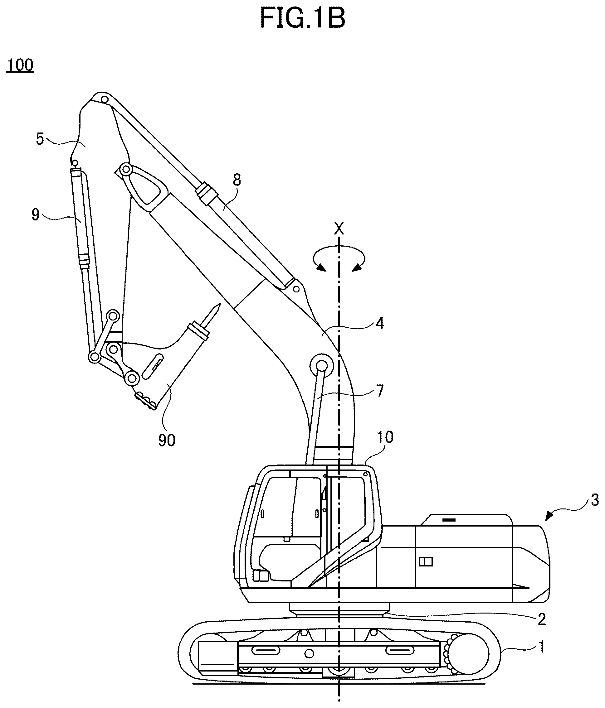 Patent US12157990 Figure 2 – Shovel and information processing device