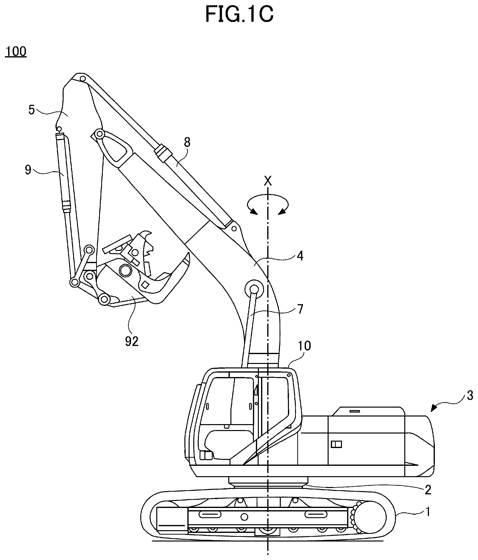 Patent US12157990 Figure 3 – Shovel and information processing device
