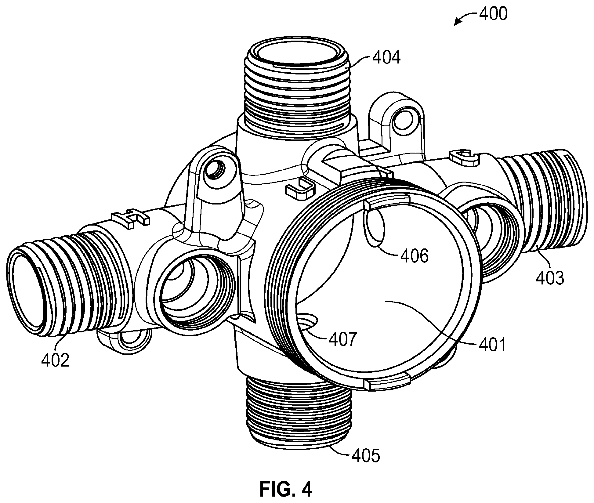 Patent US12157992 Figure 7 – Universal rough-in valve and manifold
