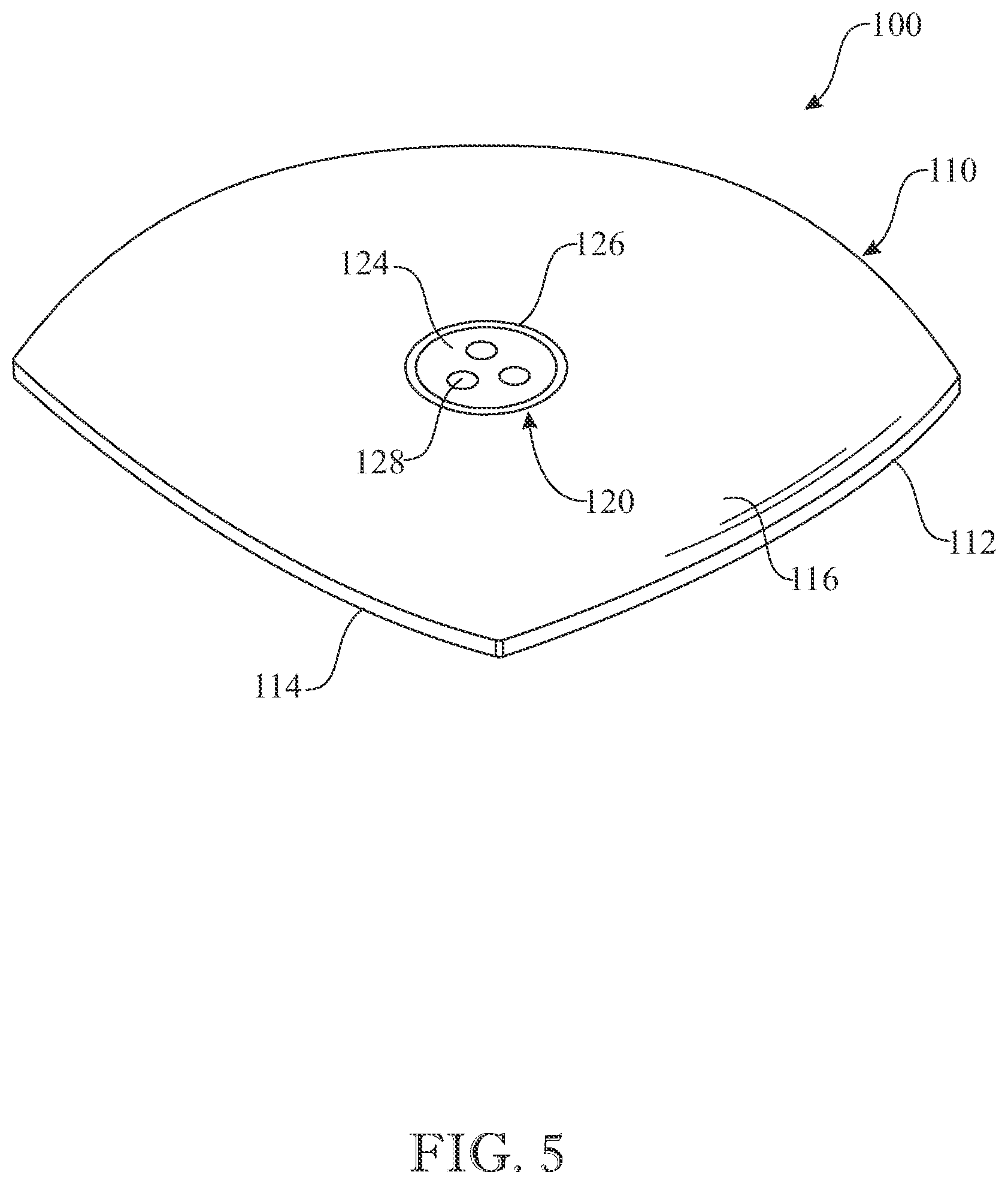 Patent US12157994 Figure 3 – Dissolvable urinal splash guard